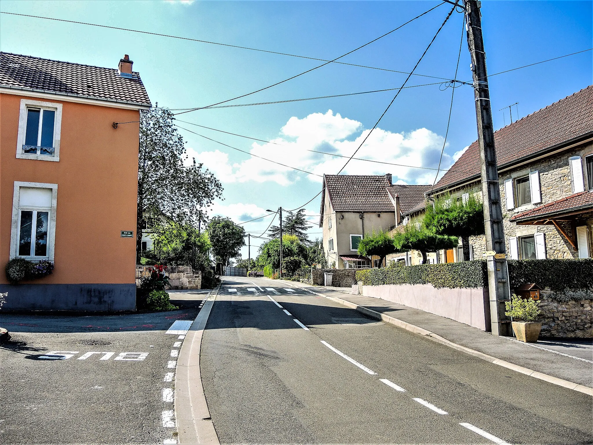 Photo showing: Route de Sévralon à Thulay