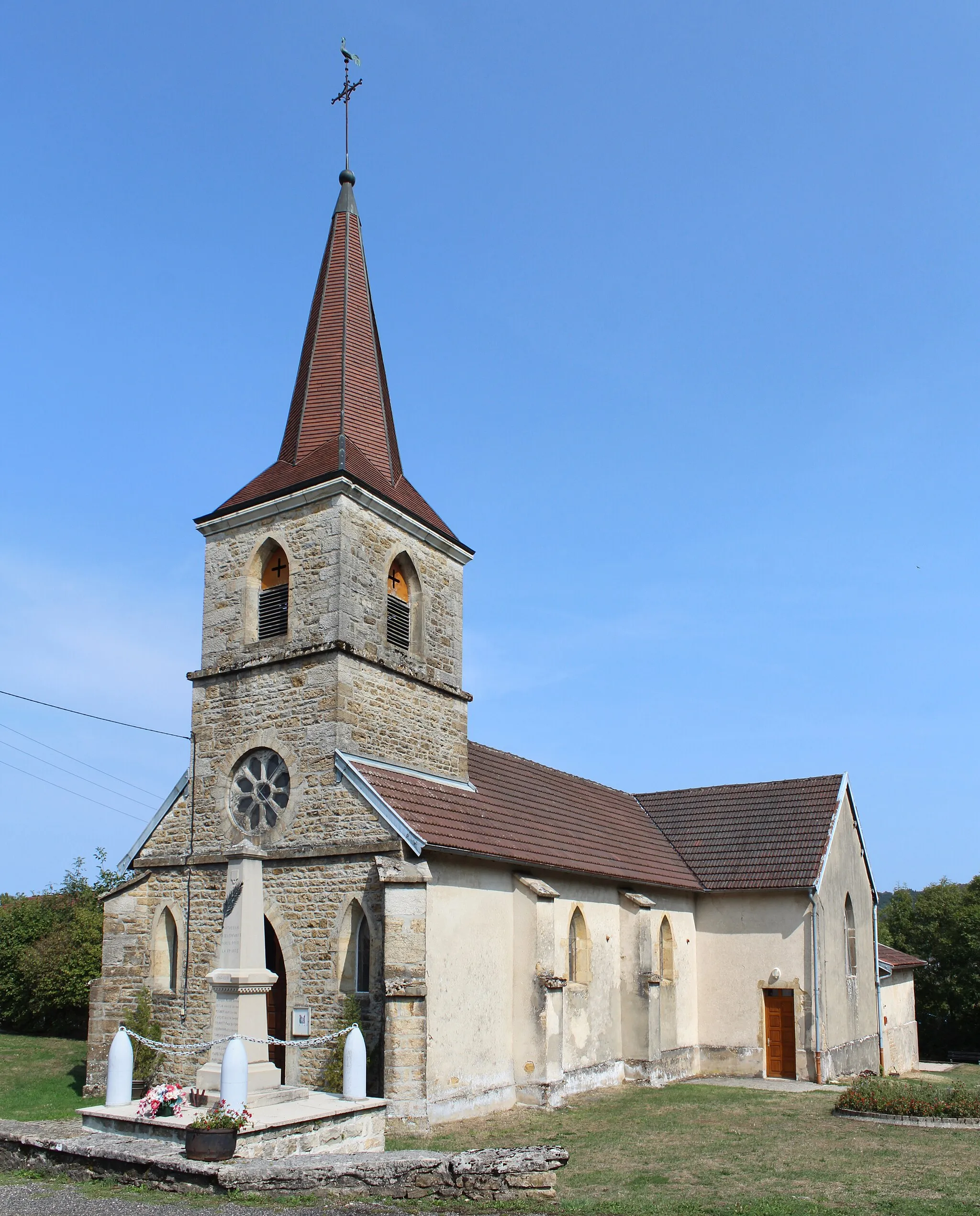 Photo showing: Église Saint-Laurent d'Arthenas, La Chailleuse.