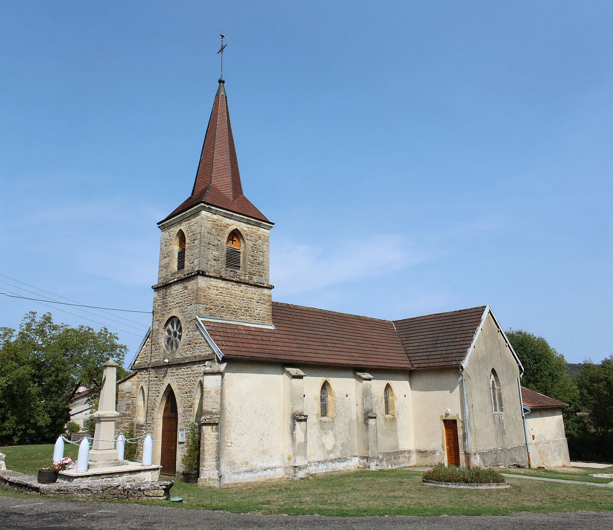 Photo showing: Église Saint-Laurent d'Arthenas, La Chailleuse.