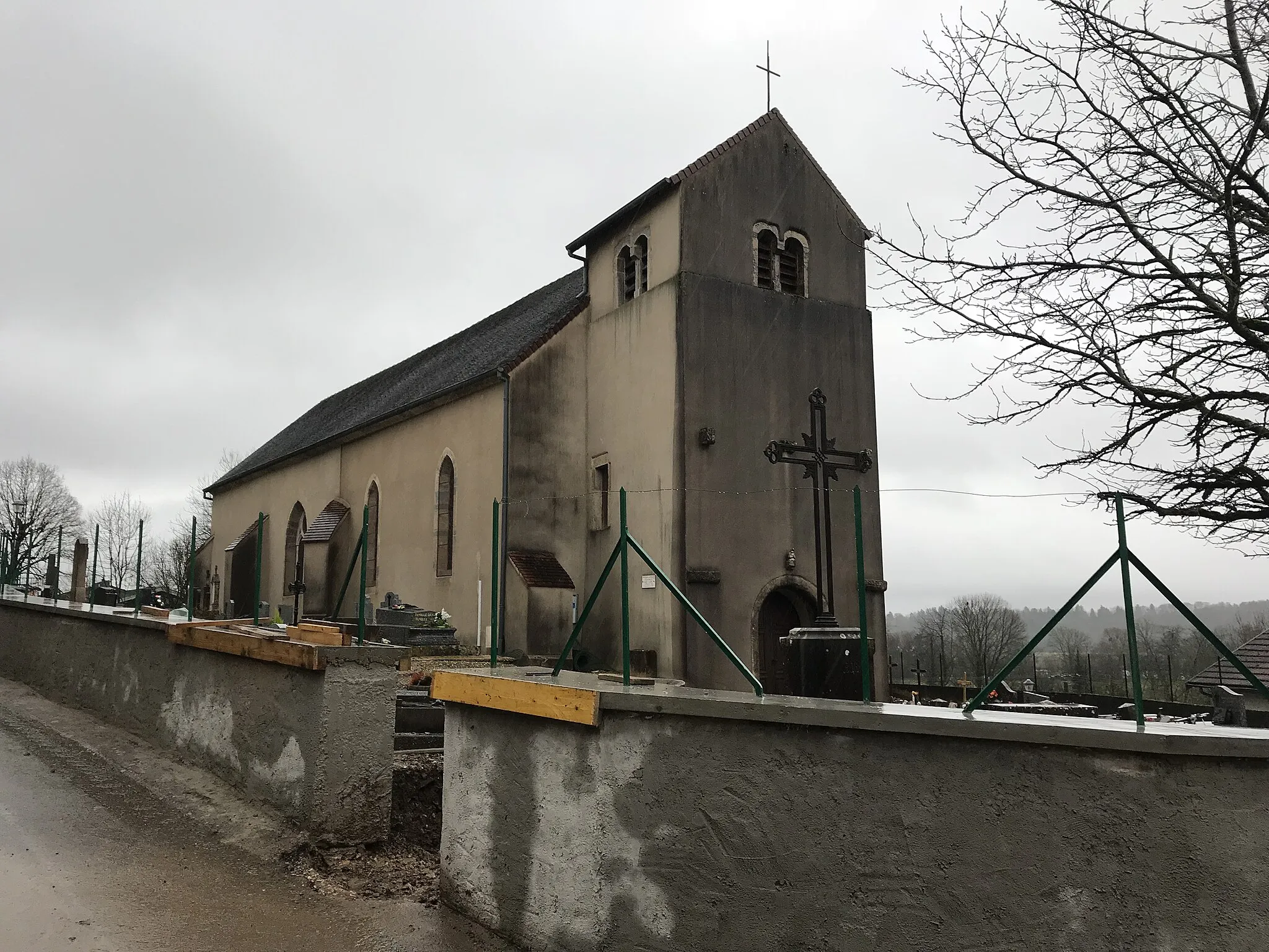 Photo showing: Audelange (Jura) en janvier 2018.