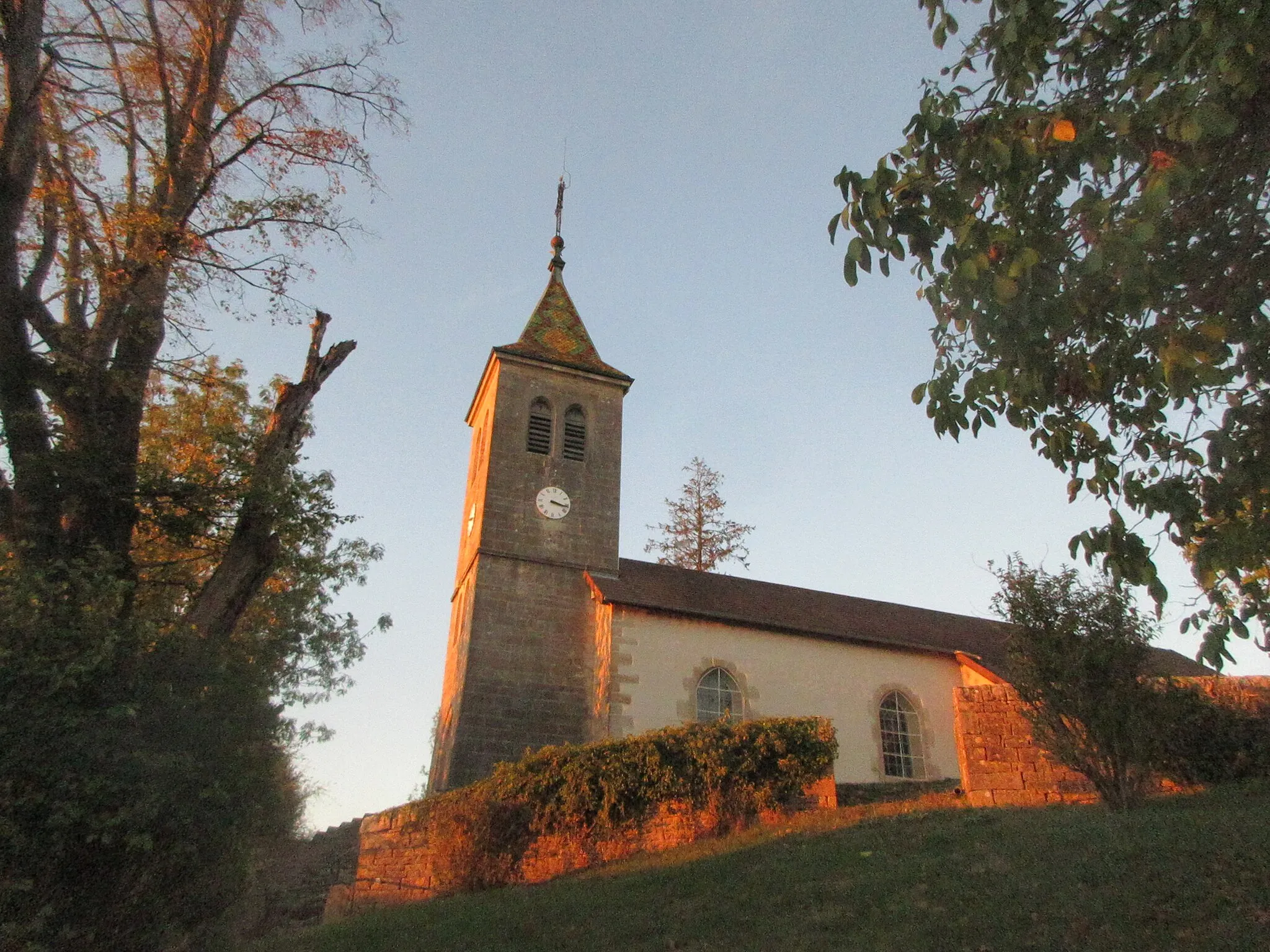 Photo showing: Église Saint-Nicet de Cesancey.