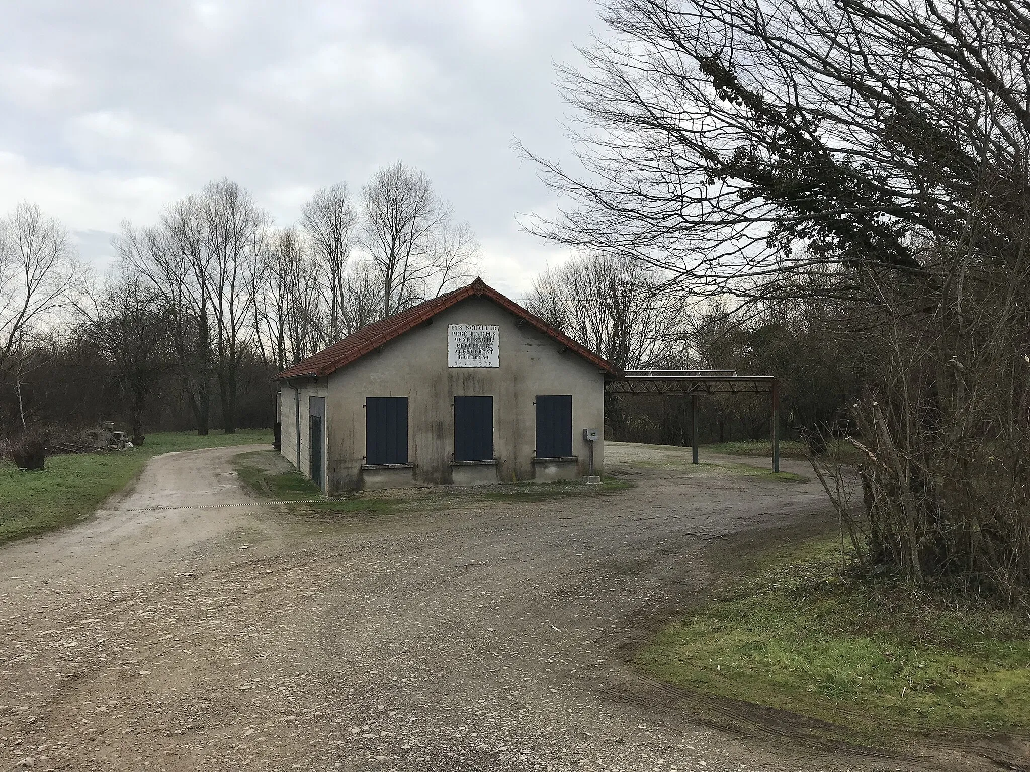 Photo showing: Chemenot (Jura, France) en janvier 2018.