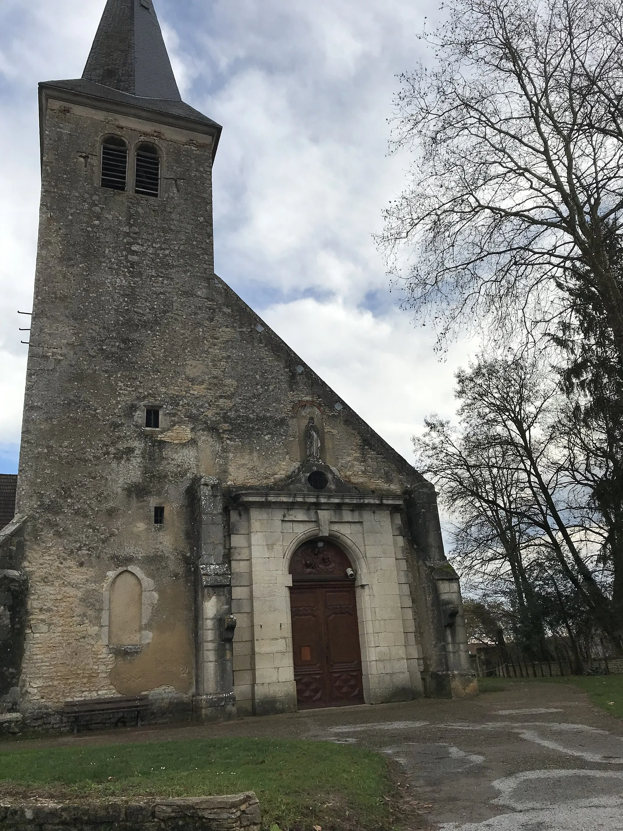 Photo showing: Image de Chaussin (Jura) en janvier 2018.