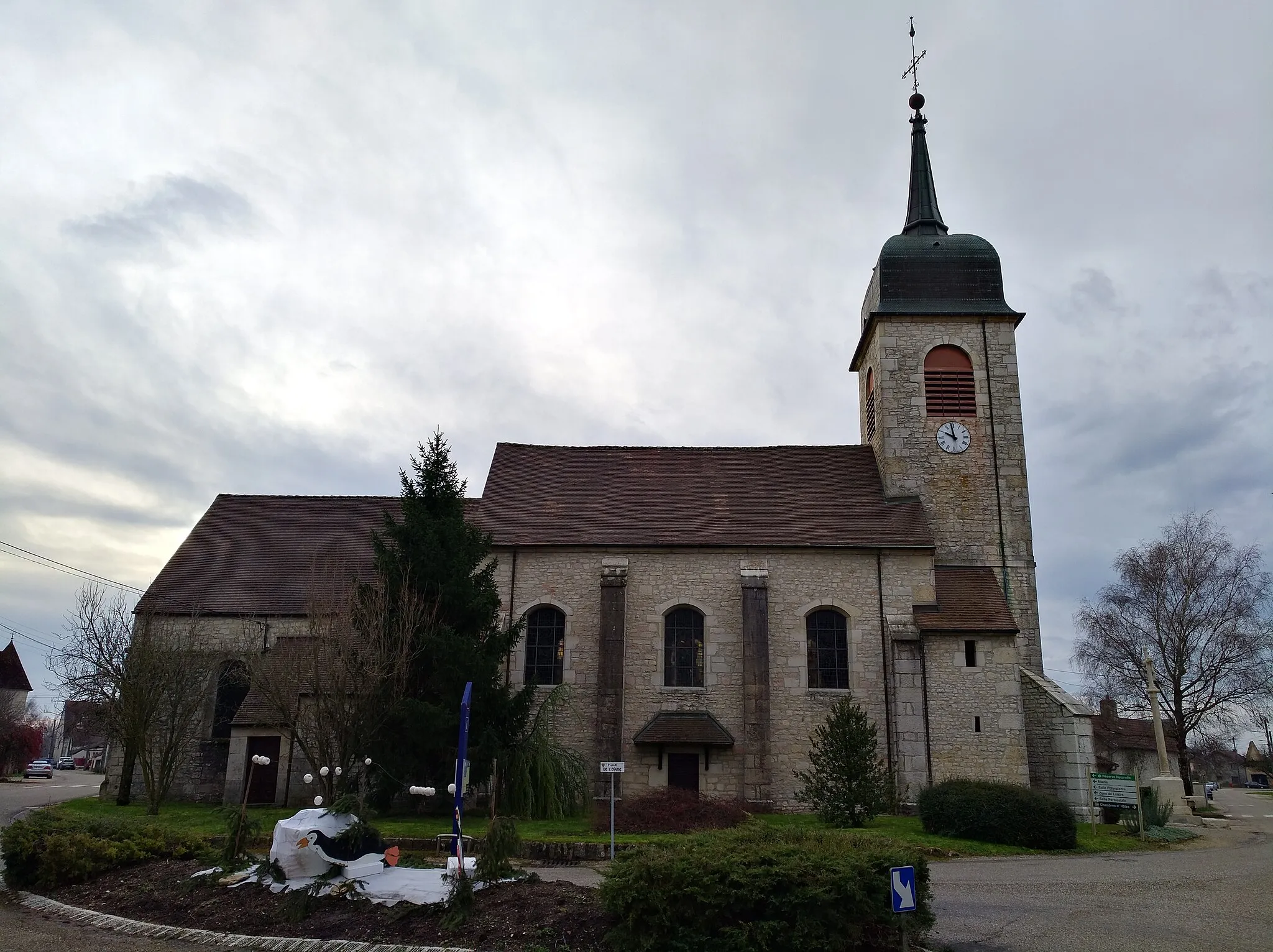 Photo showing: Gevry (Jura, France) en janvier 2018.
