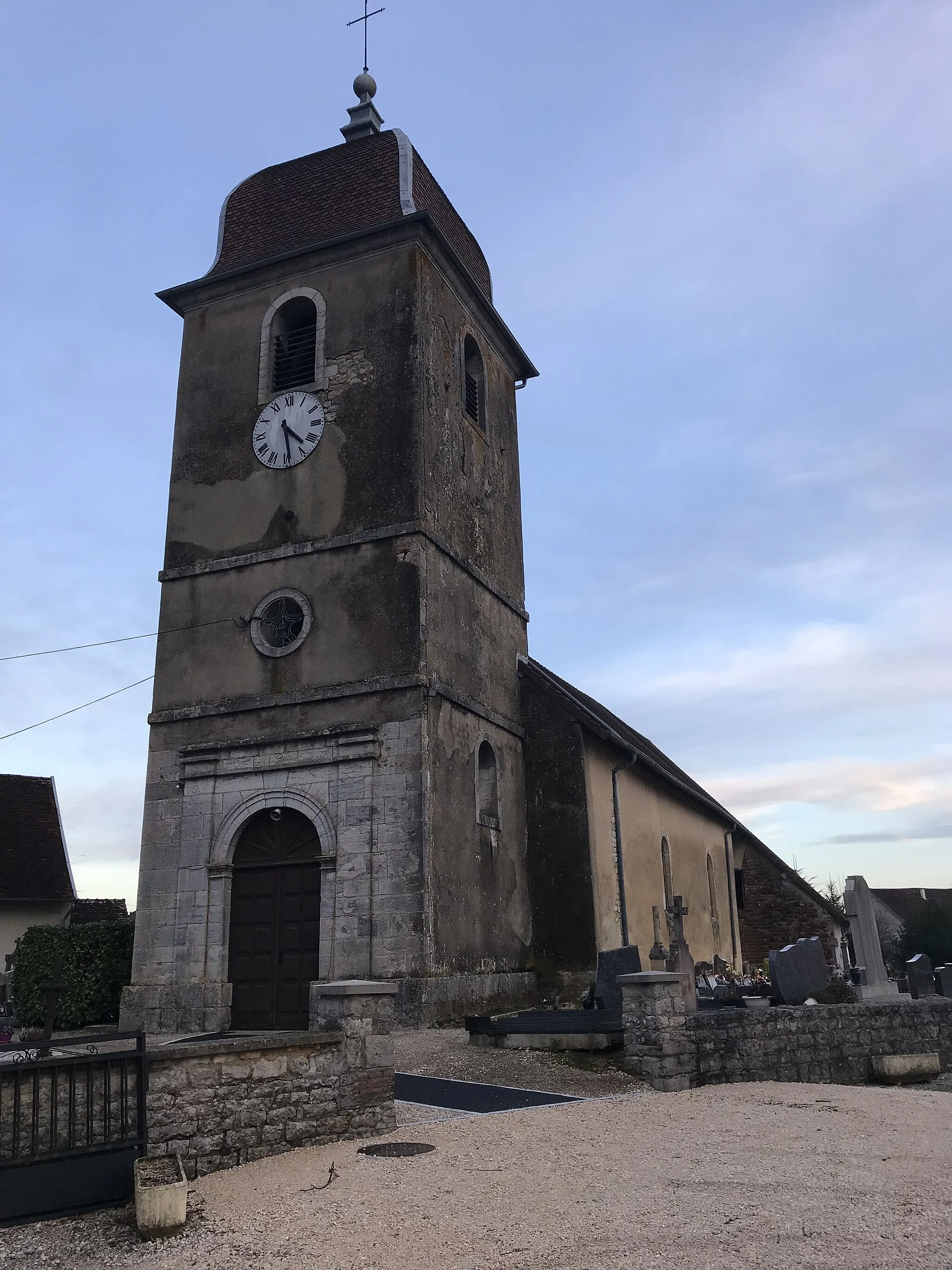 Photo showing: La Ferté (Jura, France) en janvier 2018.
