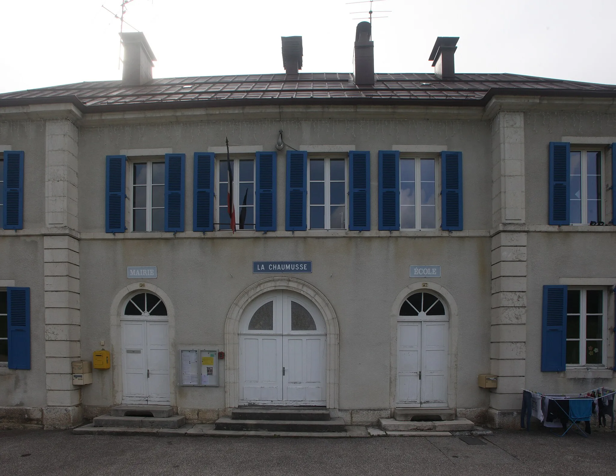 Photo showing: Mairie de La Chaumusse (Jura).