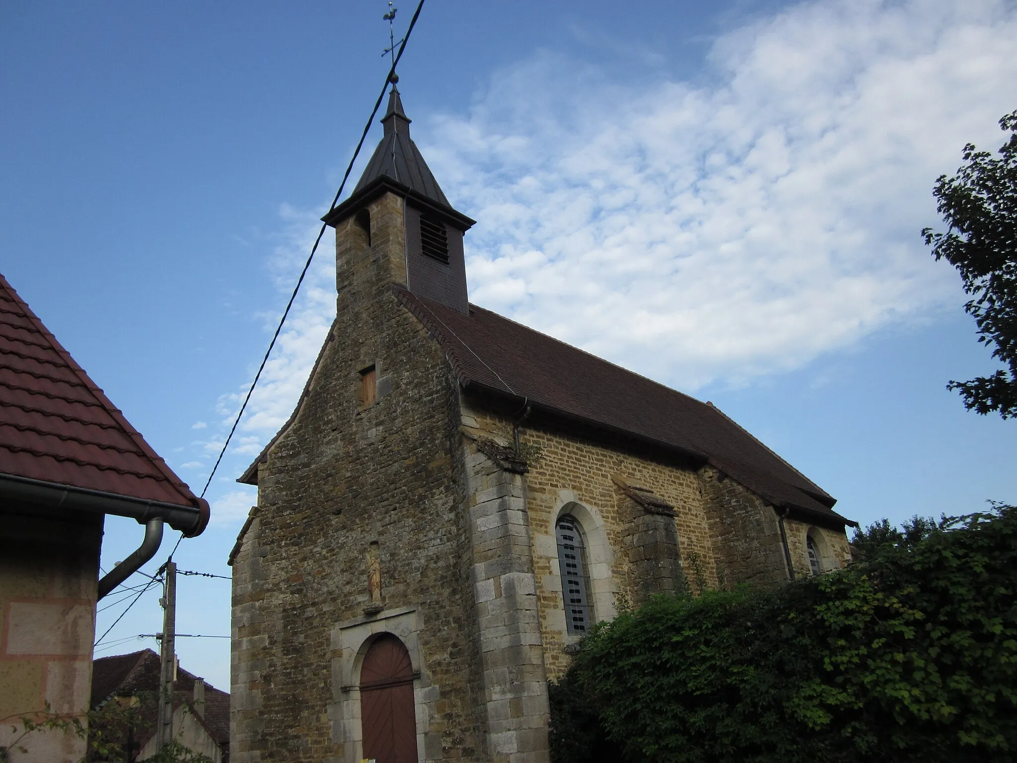 Photo showing: église de Monay (Jura)