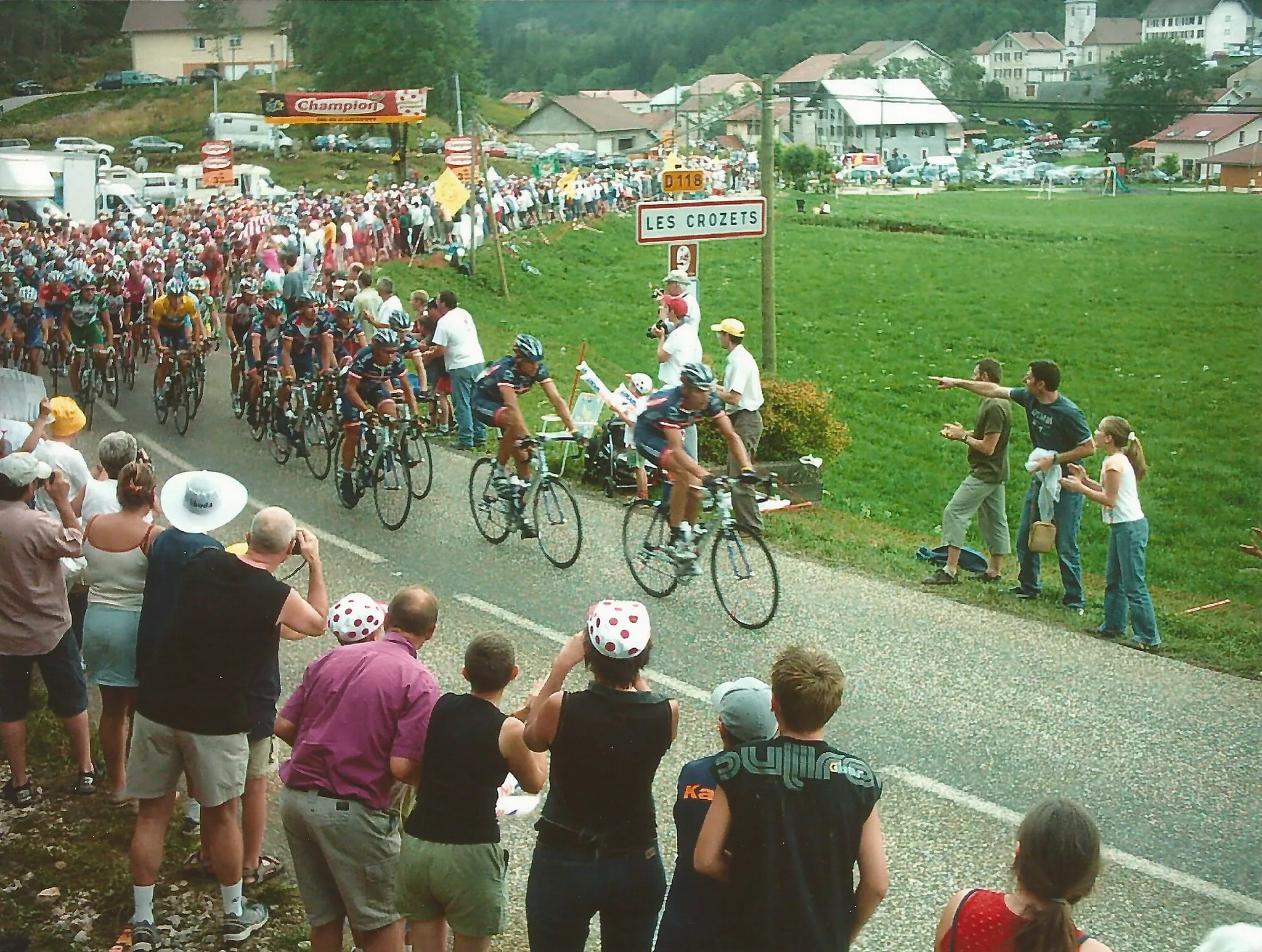 Photo showing: Étape 18 du tour de France aux Crozets le 23 juillet 2004.