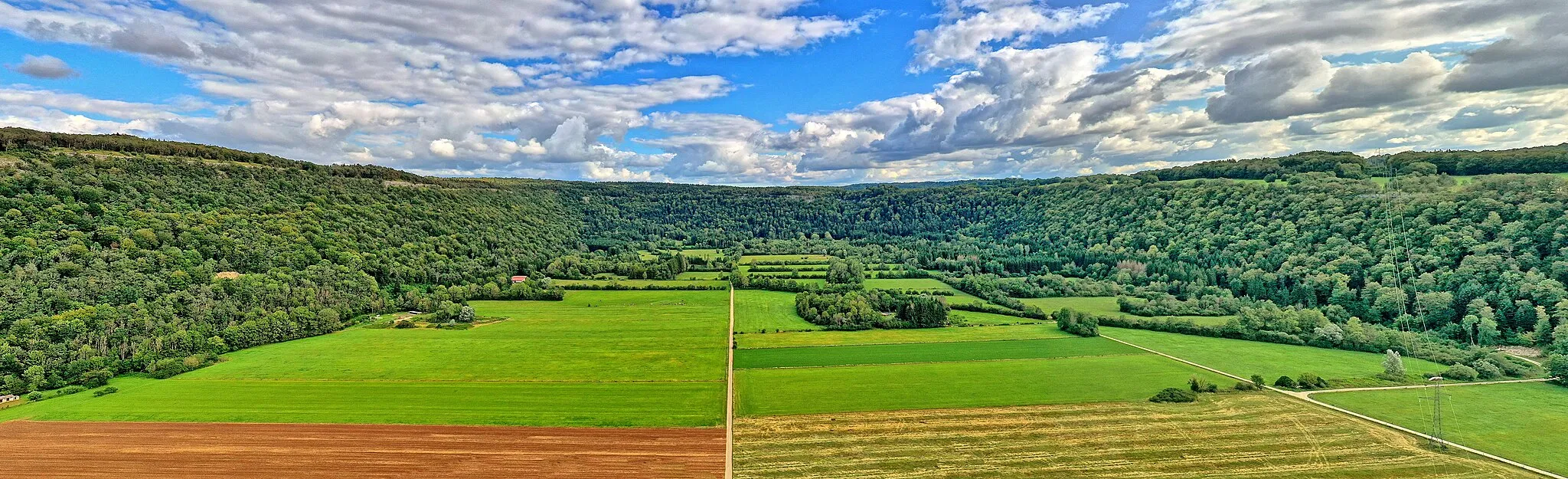 Photo showing: Vue générale de la reculée de vers Cul