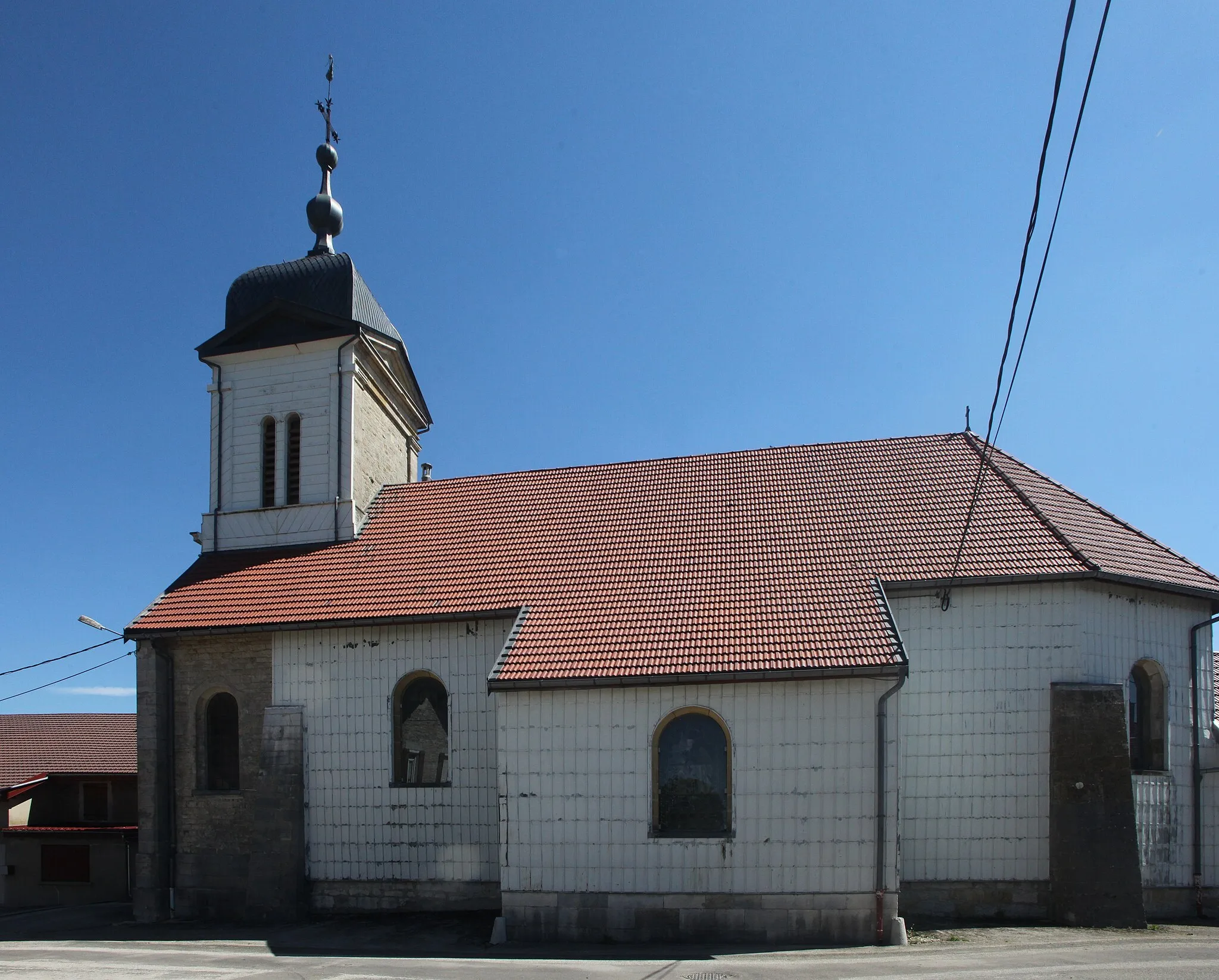 Photo showing: Église d'Onglières (Jura).
