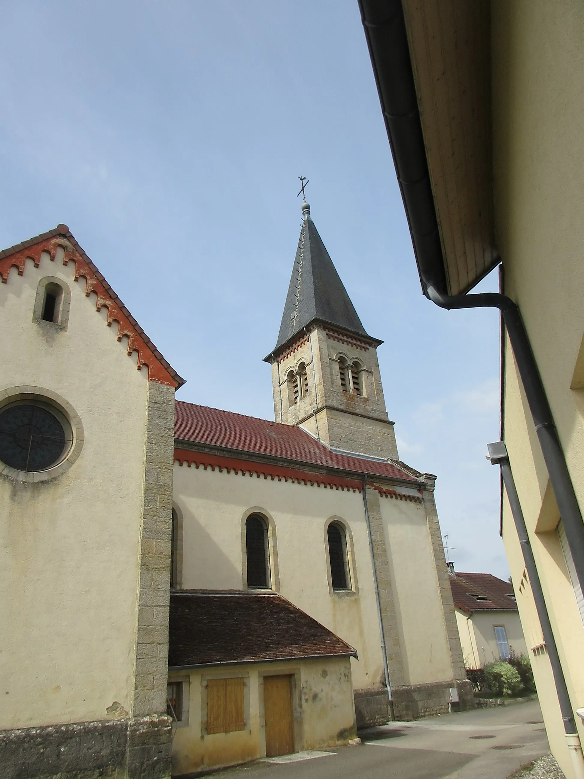 Photo showing: Église Saint-Désiré de Messia-sur-Sorne.