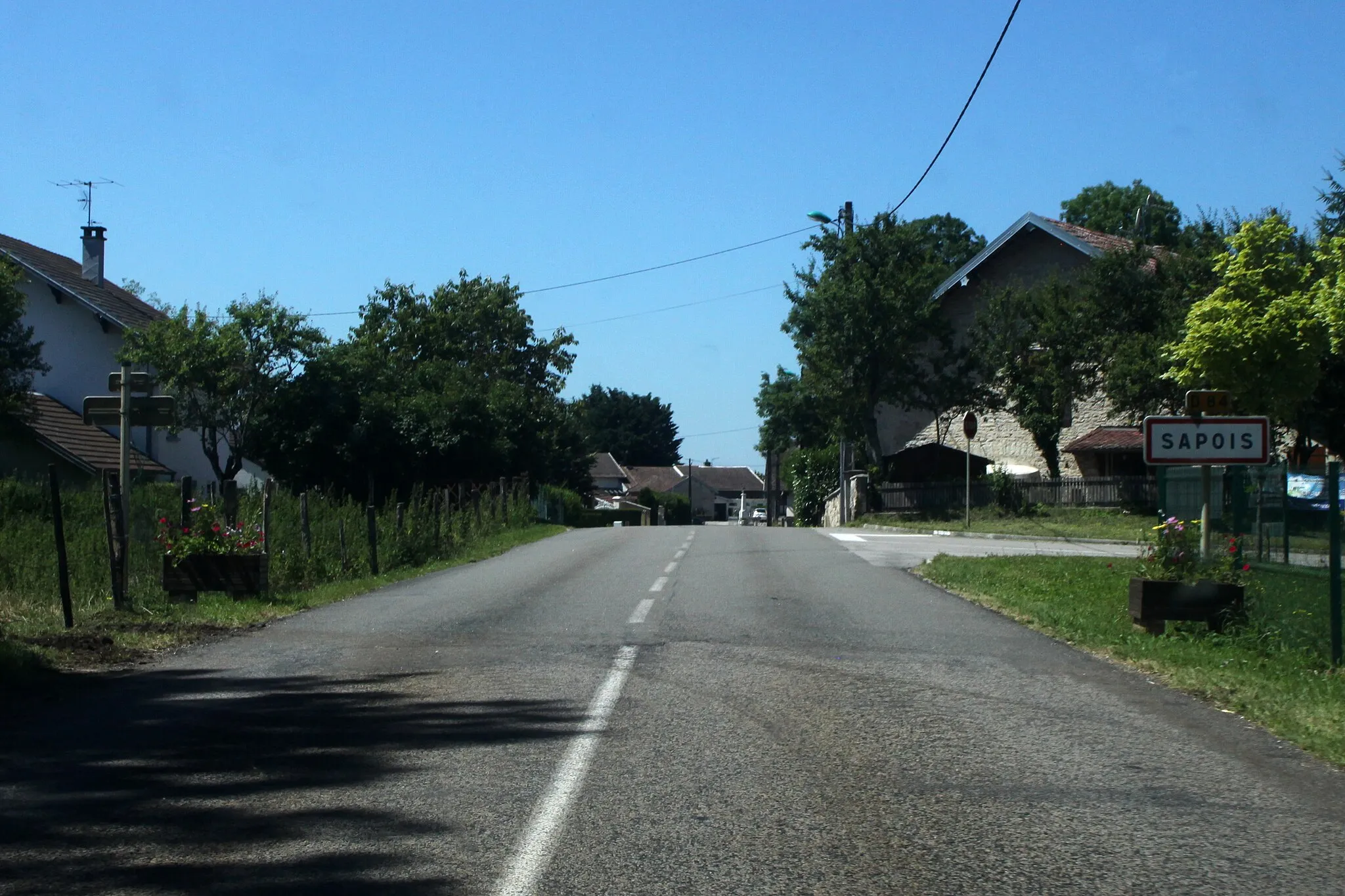 Photo showing: Entrée de Sapois (Jura).