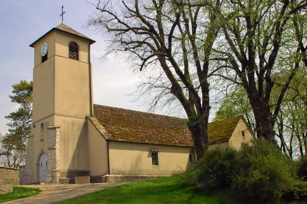 Photo showing: Eglise Saint-Nicolas, à Publy (Jura)