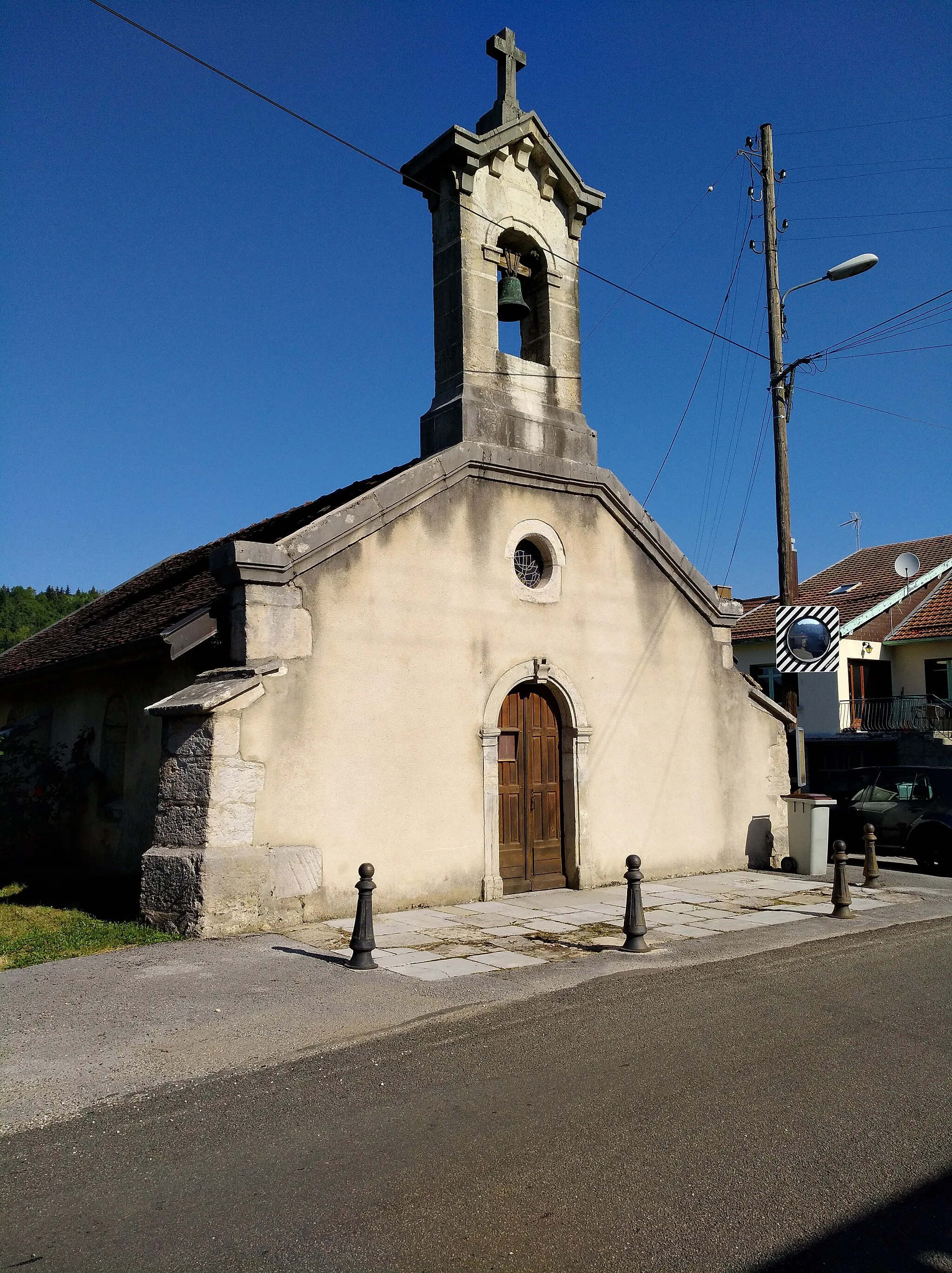 Photo showing: Chapelle Saint-Laurent de Villards-d'Héria (Jura, France).