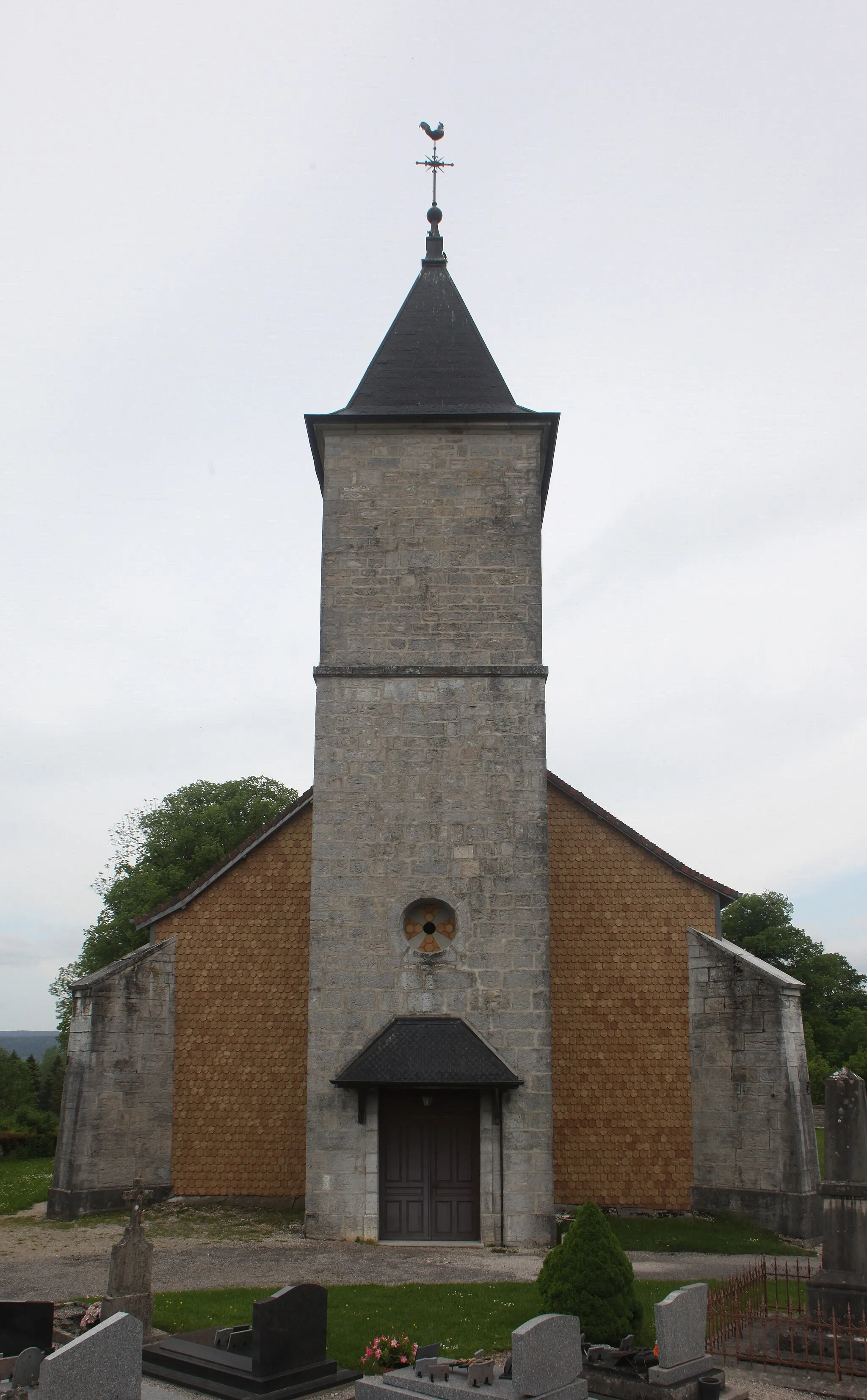 Photo showing: Église de Vers-en-Montagne (Jura).