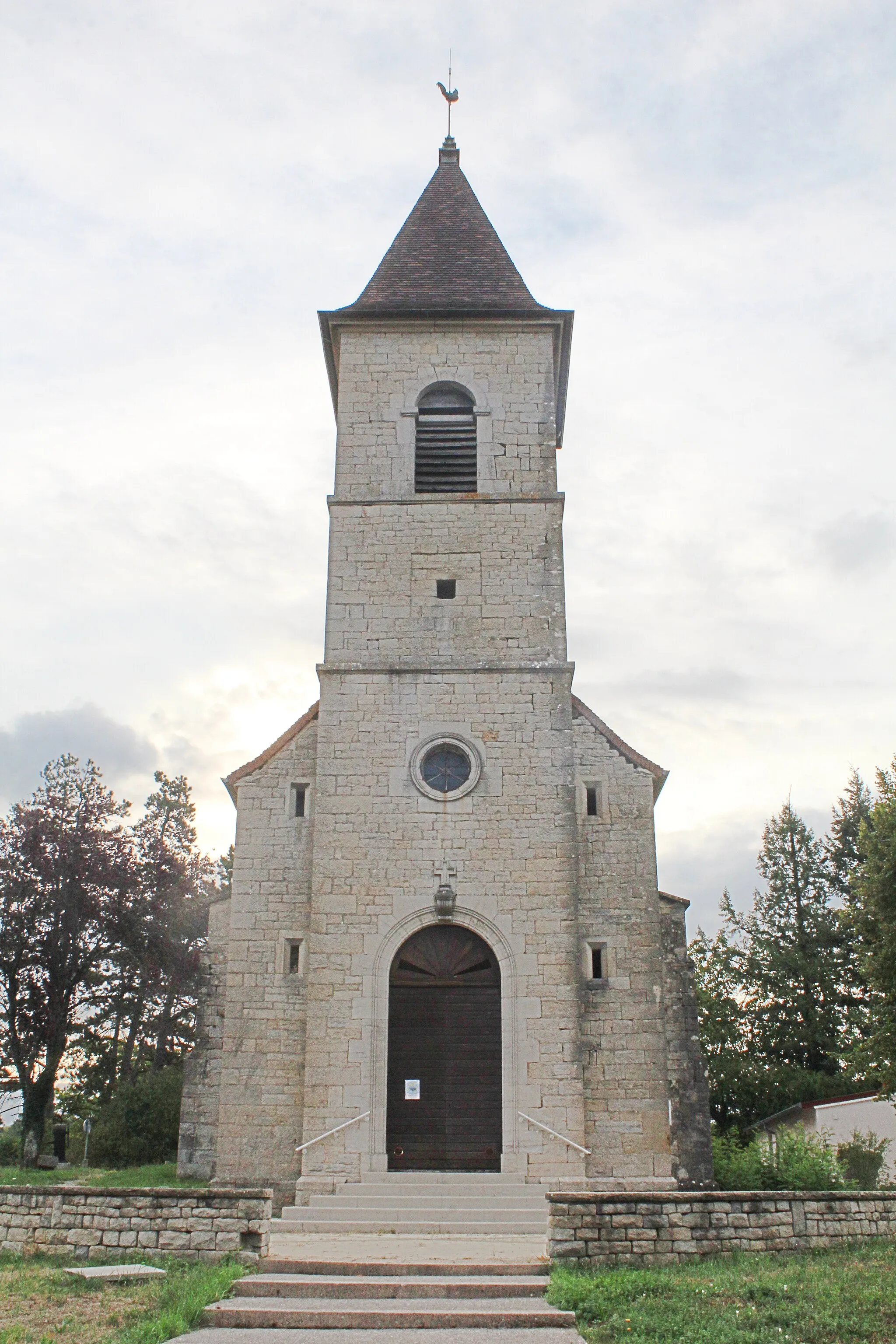 Photo showing: Église Saint-Martin de Saint-Didier, Jura.