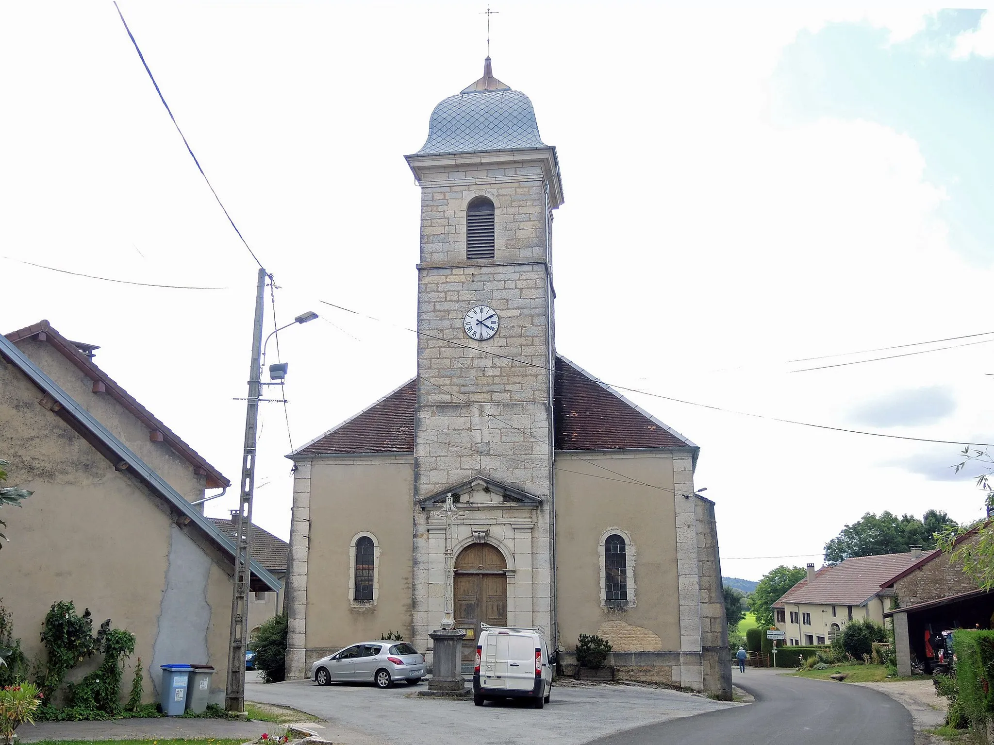 Photo showing: Façade de l'église saint Maurice