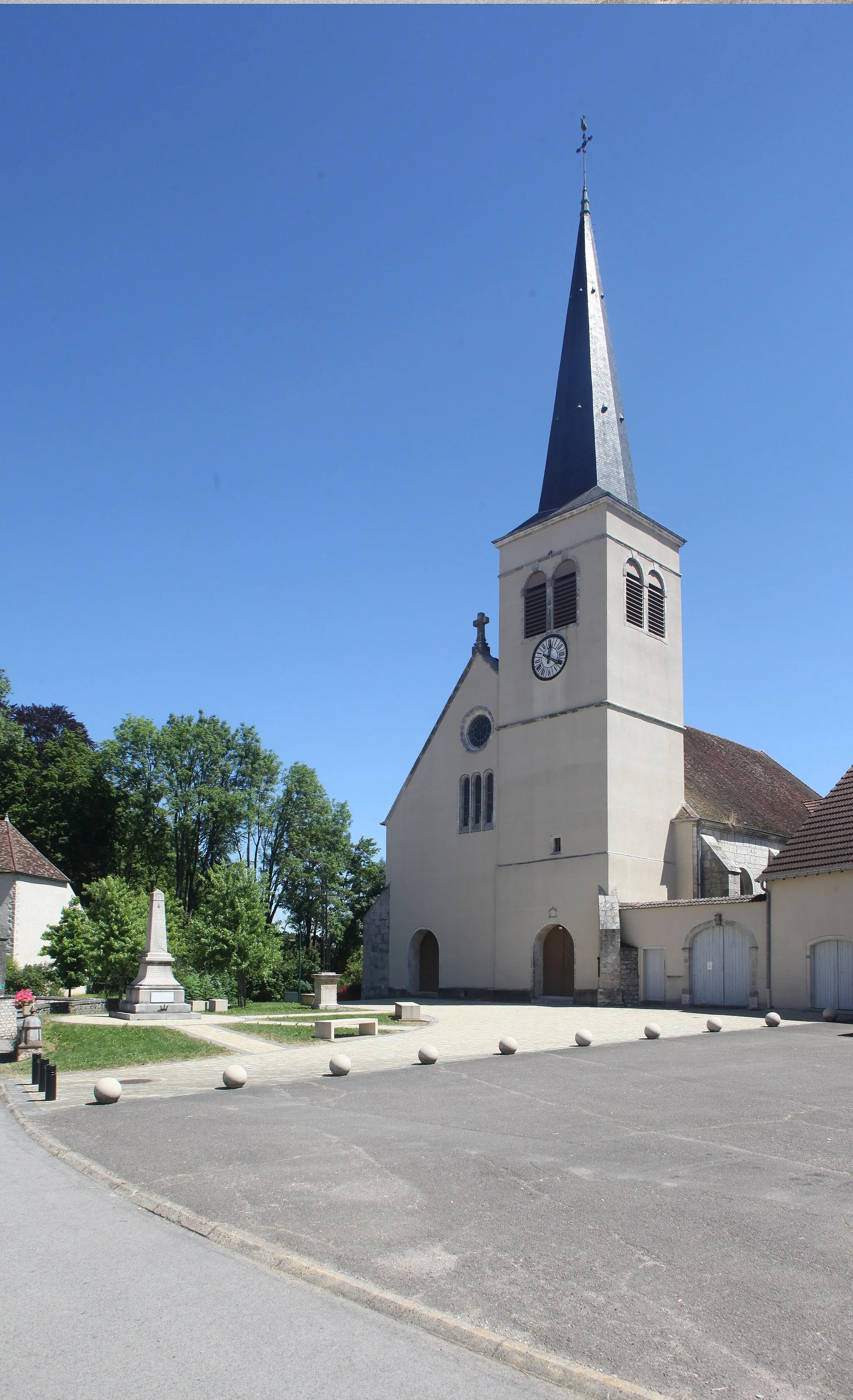 Photo showing: Église de Thervay (Jura).