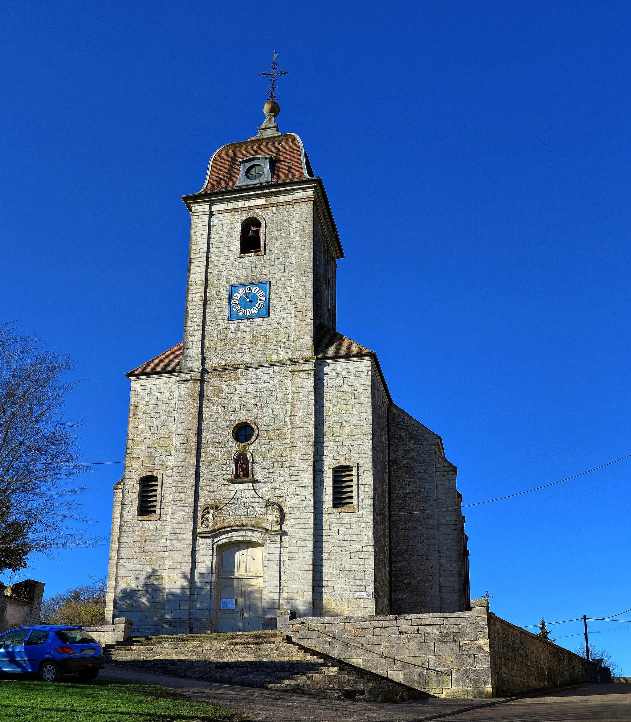 Photo showing: Église Saint-Étienne d'Avrigney-Virey