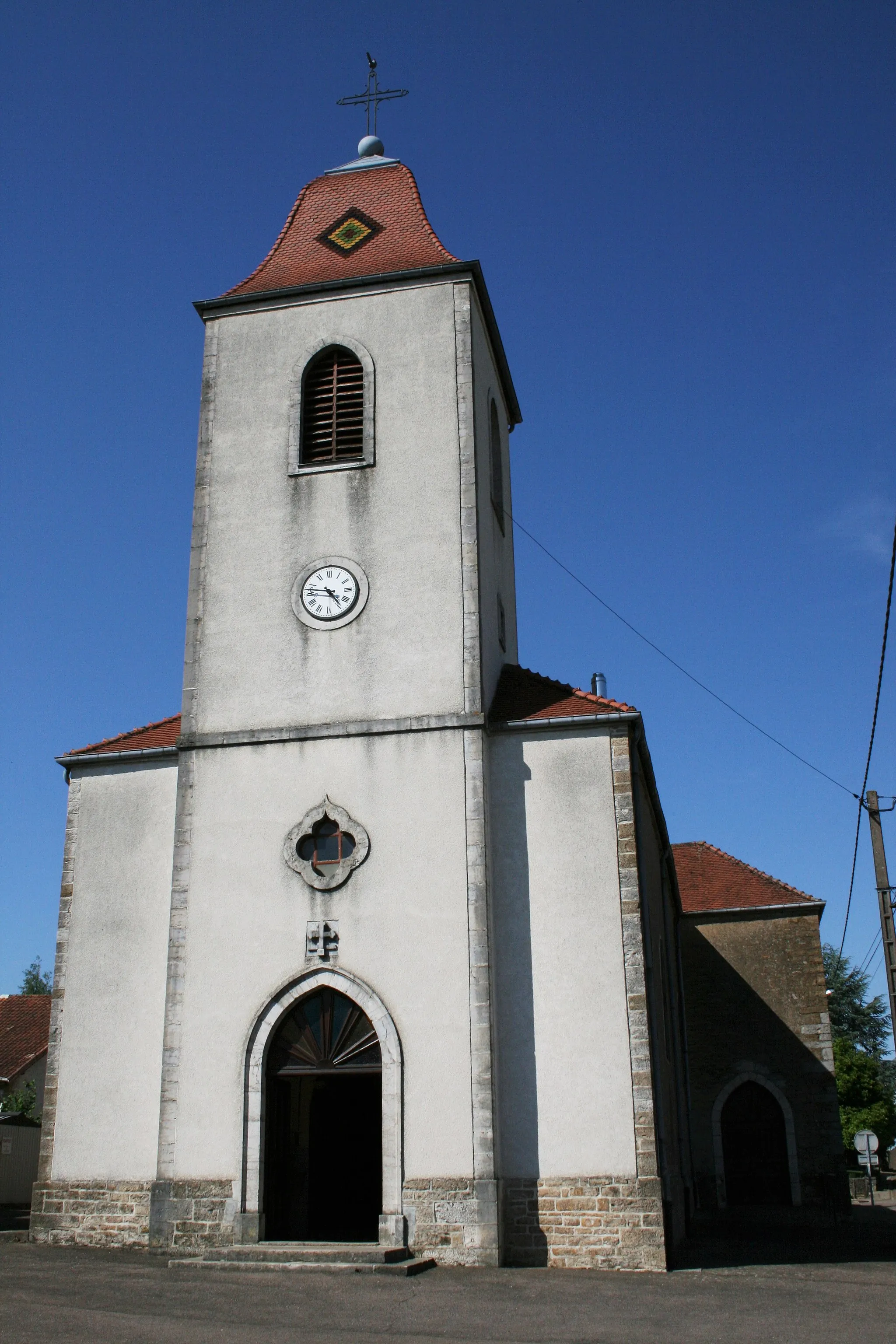 Photo showing: Autrey les Cerre ( Haute-Saône ) église de l'Imaculée Conception 1847