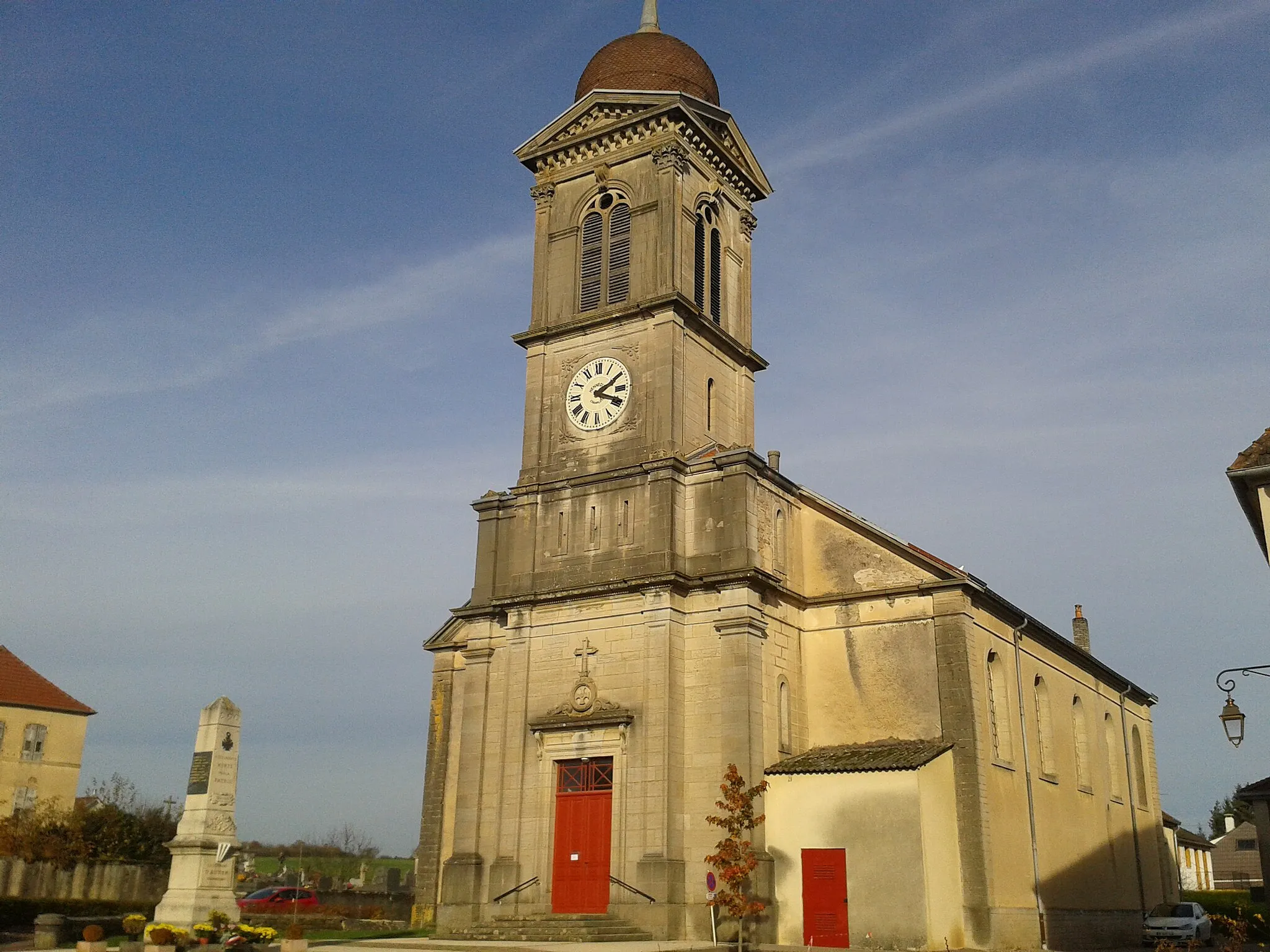 Photo showing: L'église d'Auxon (Haute-Saône, Franche-Comté)
