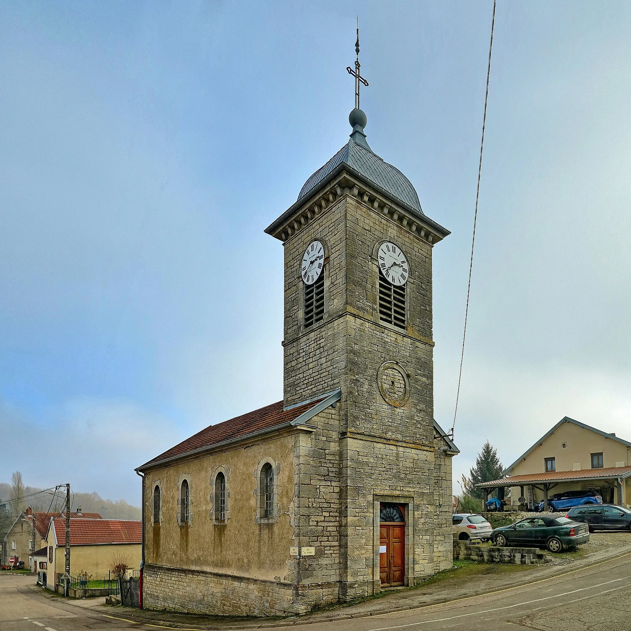 Photo showing: L'église Saint-Martin d'Aubertans