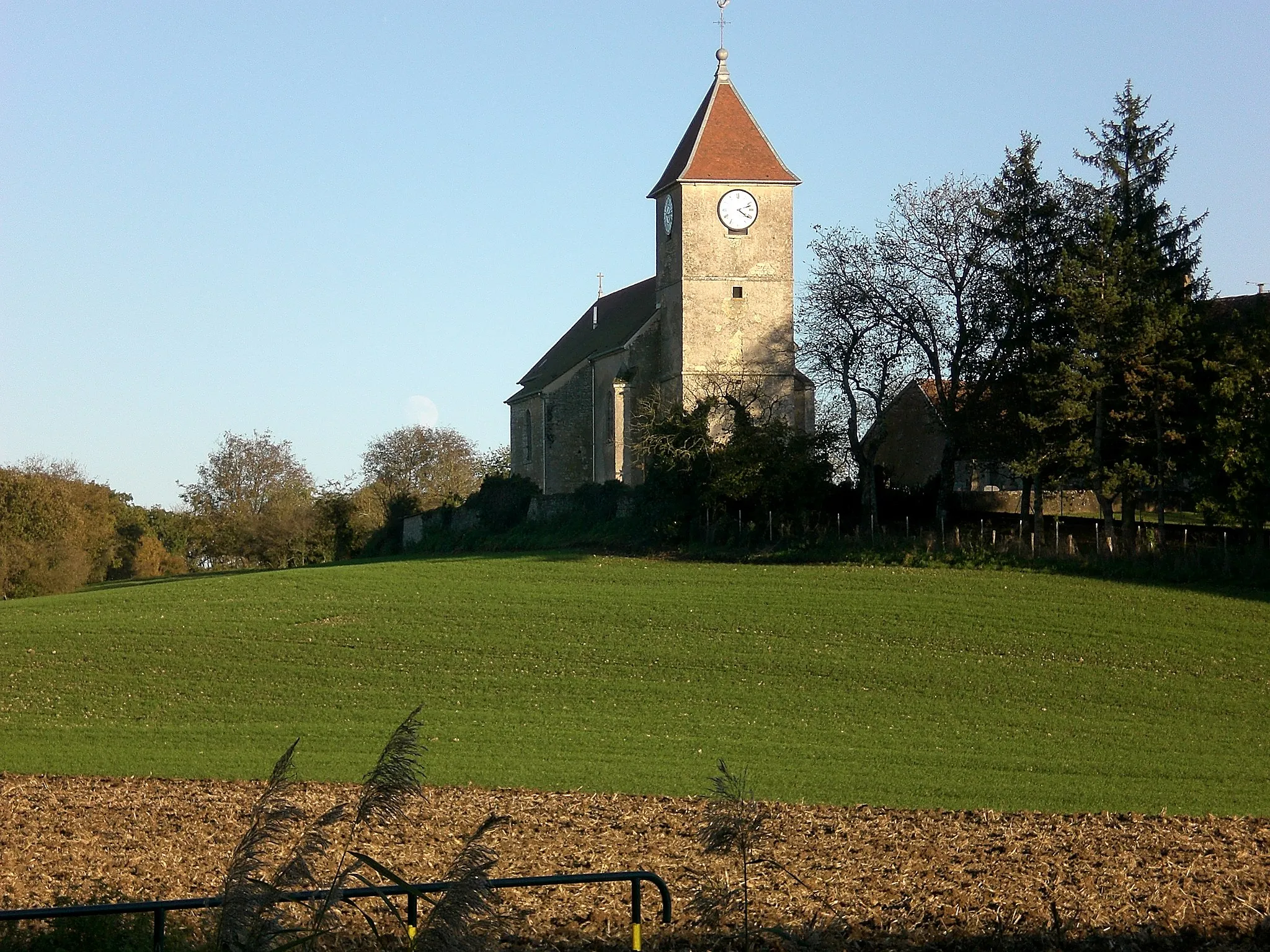 Photo showing: Church of Battrans, Haute-Saône, Franche Comté, France