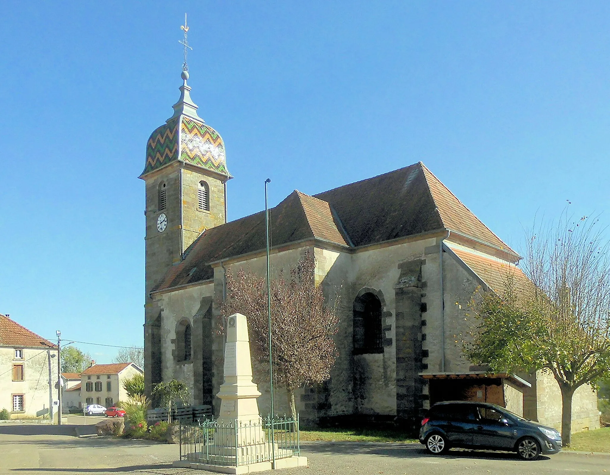 Photo showing: L'église Saint-Étienne de Bassigney