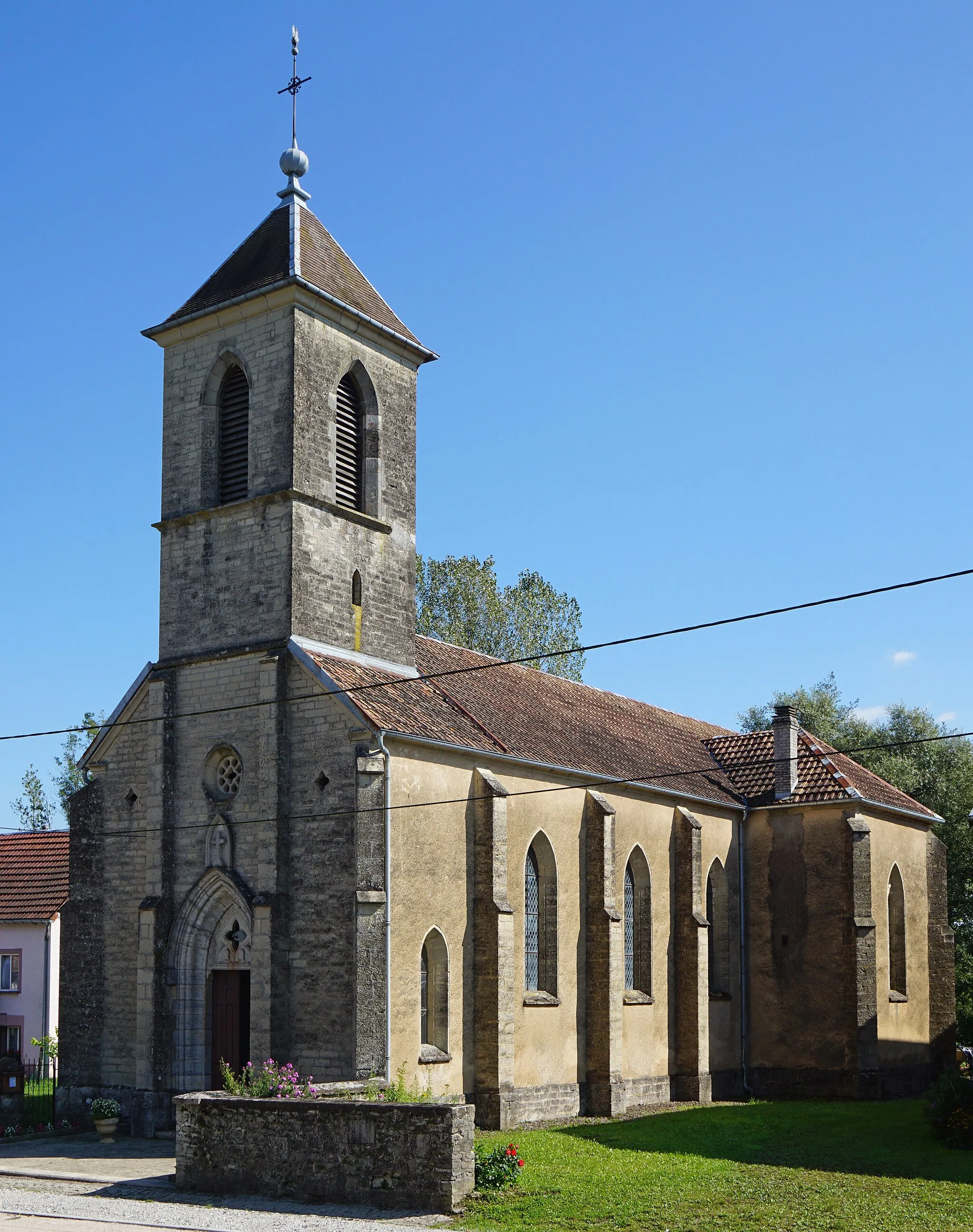 Photo showing: L'église de Beveuge.