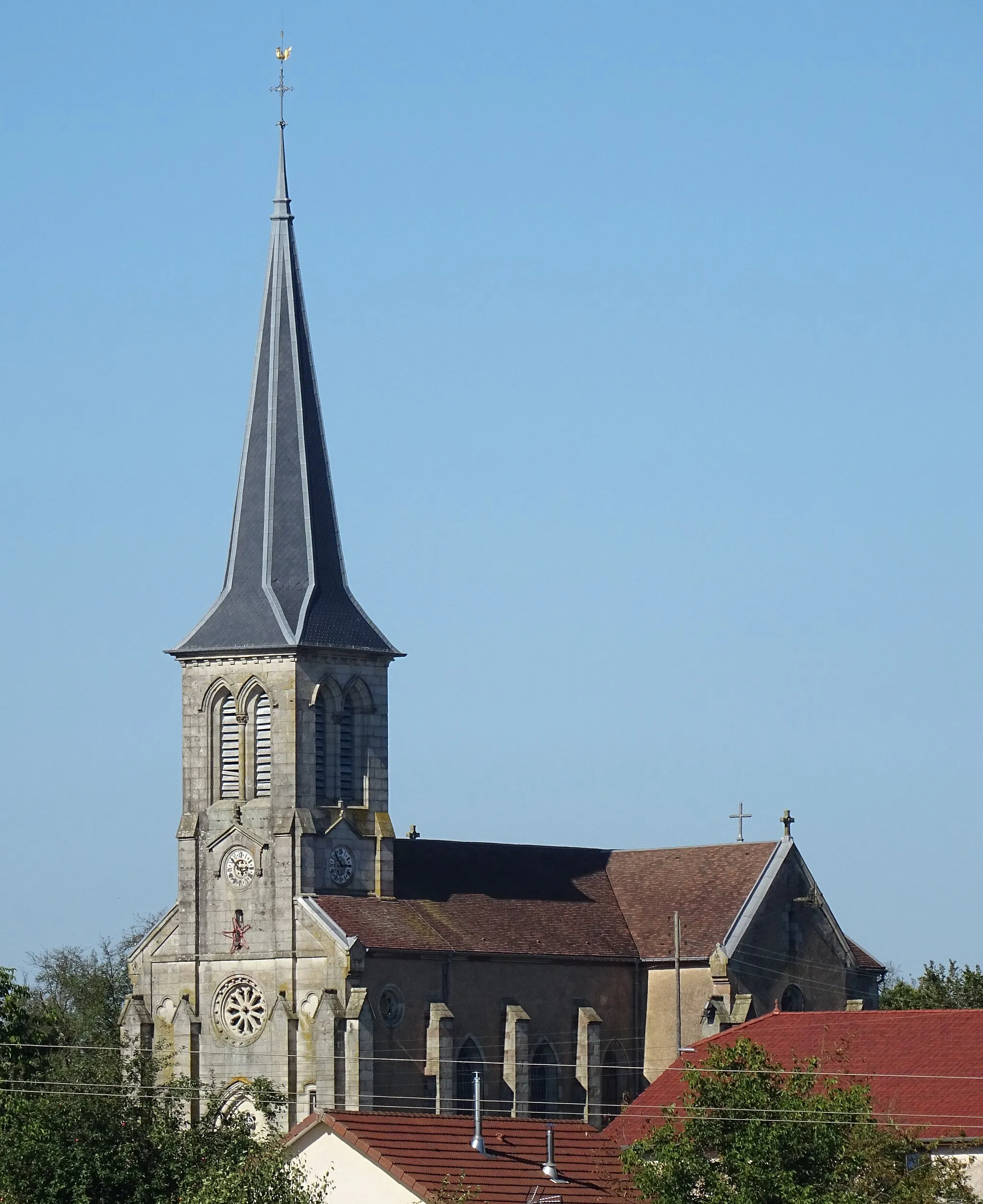 Photo showing: L'église de Bouhans-lès-Lure.