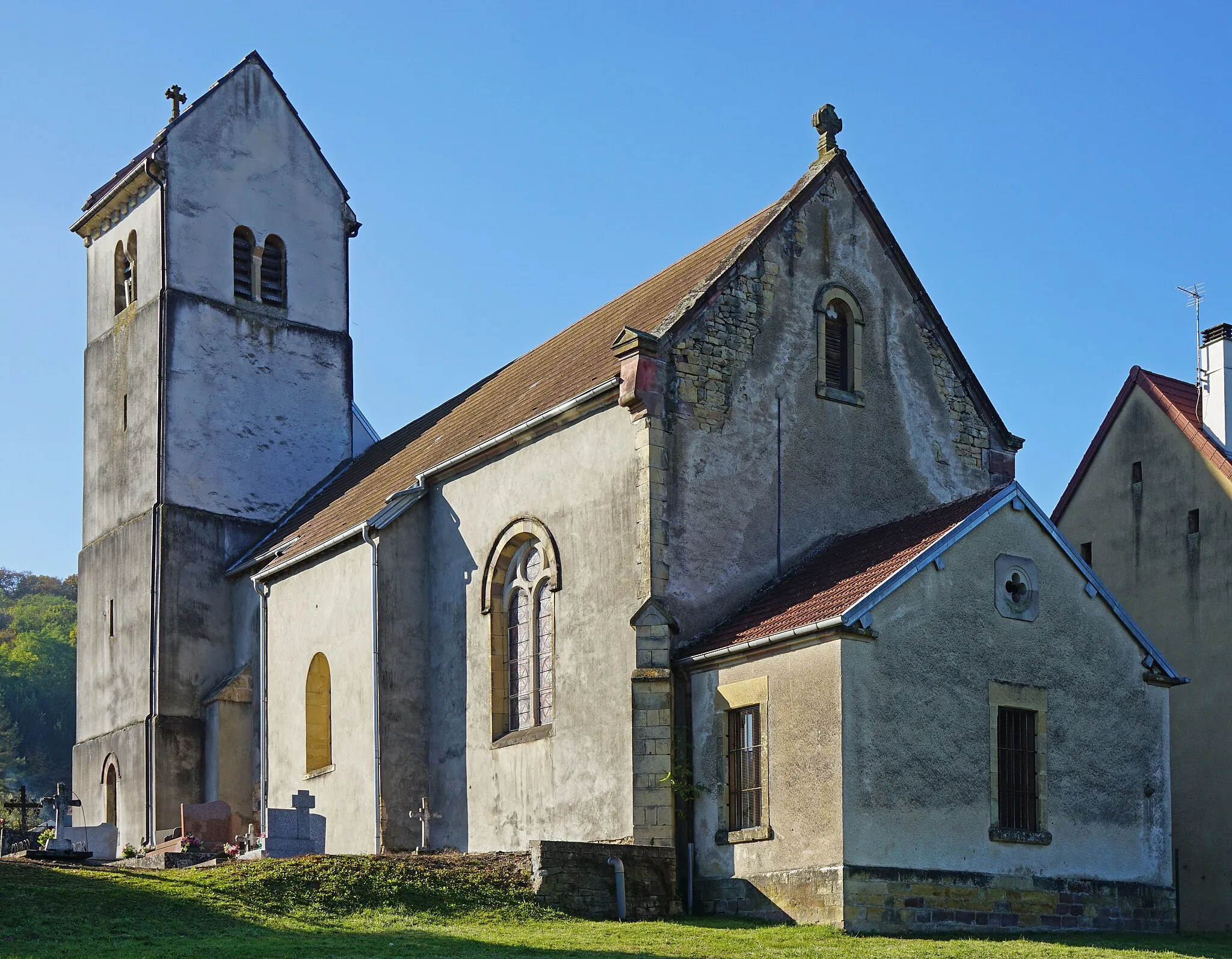 Photo showing: L'église de Le Val-Saint-Éloi.