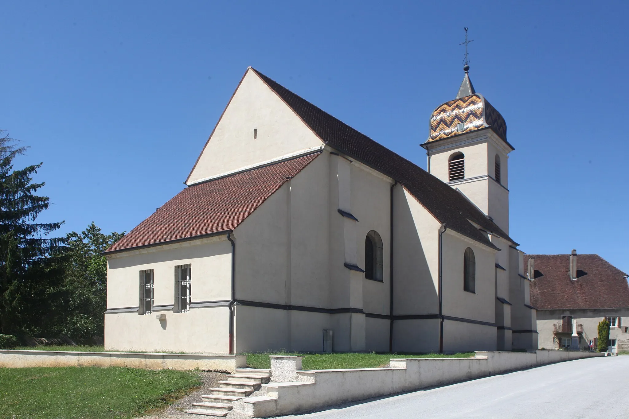 Photo showing: Église de Bresilley (Haute-Saône).