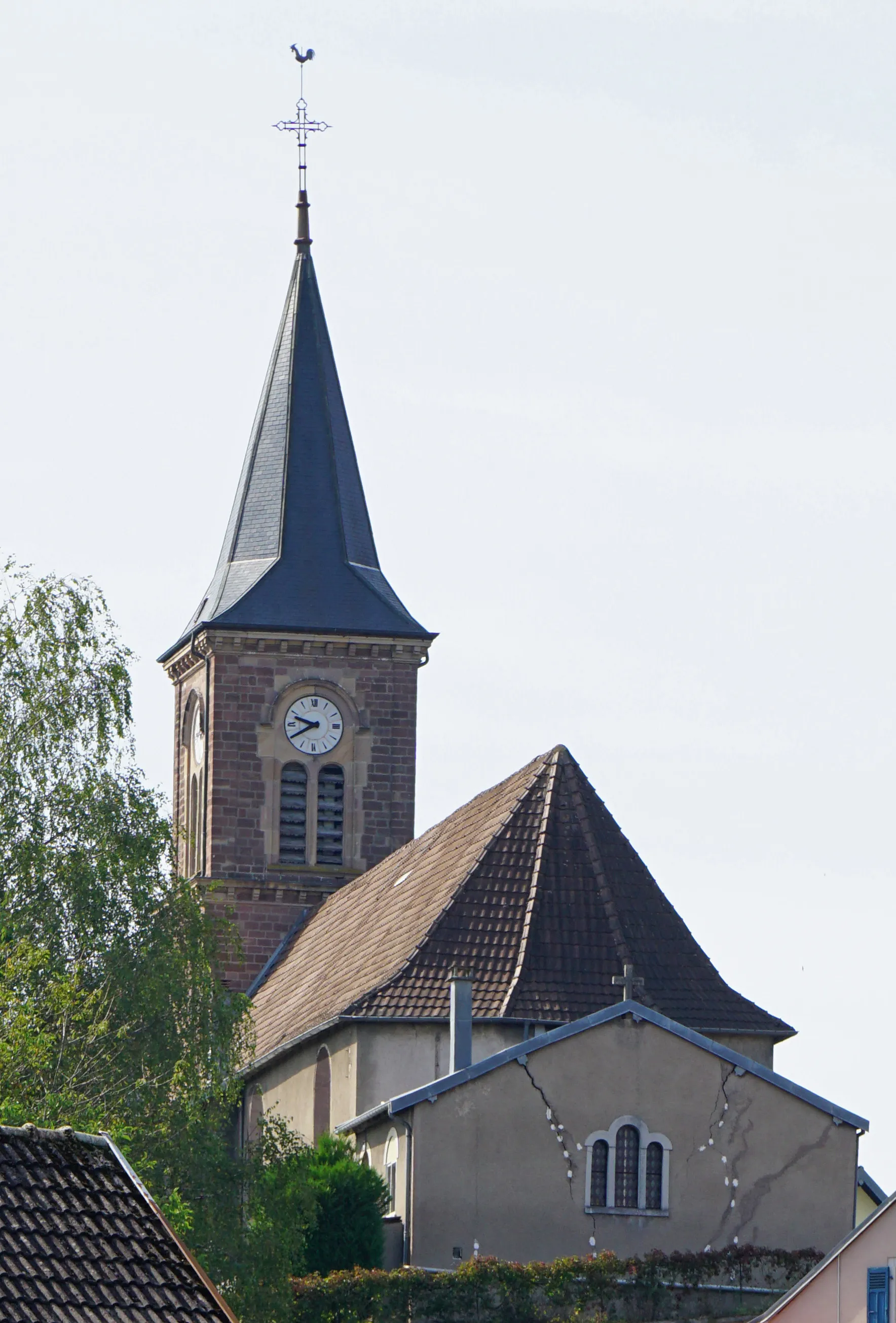 Photo showing: Église Sainte-Radegonde de Châlonvillars.