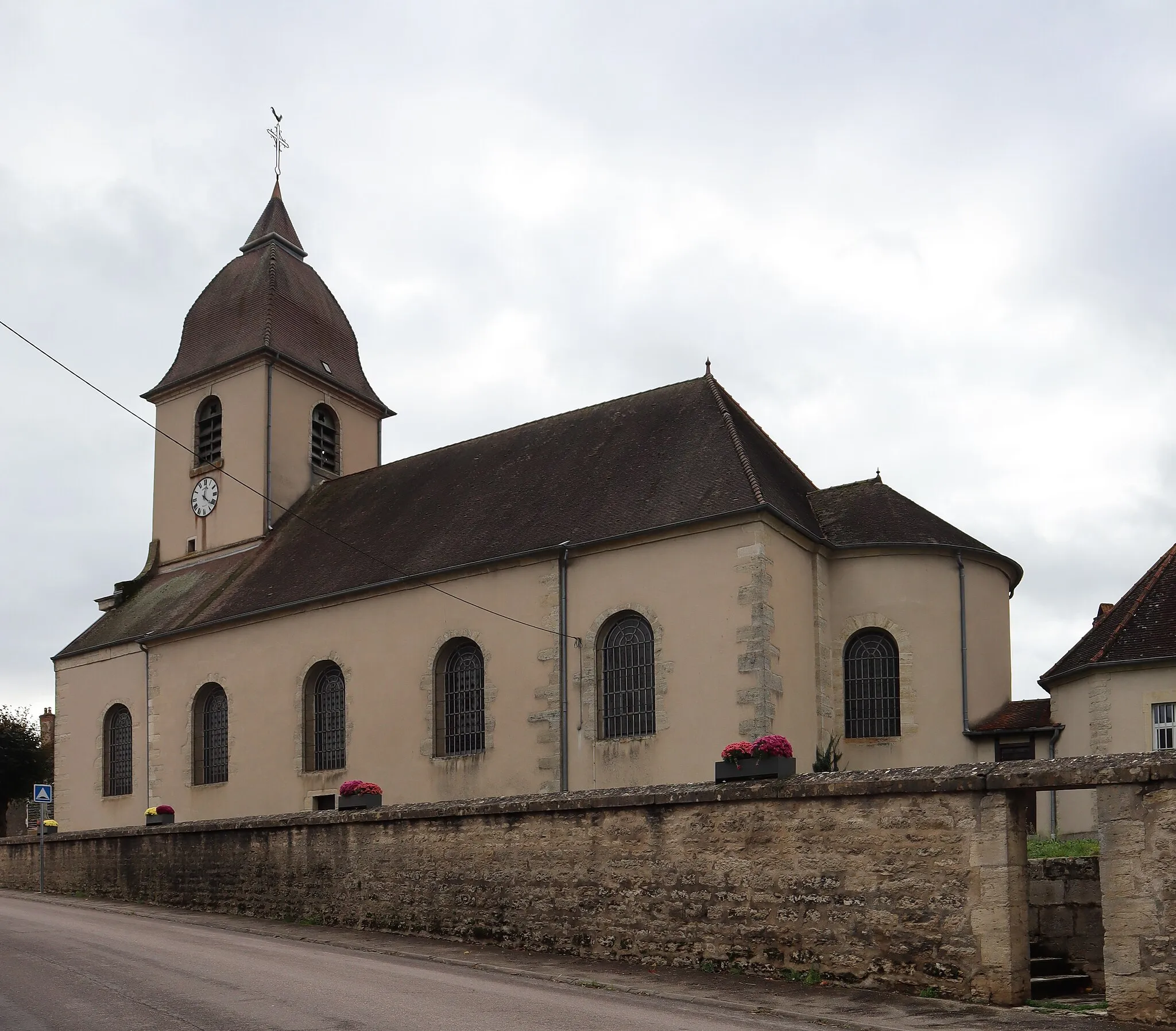 Photo showing: Église Saint-Valier de Chargey-lès-Gray (70).