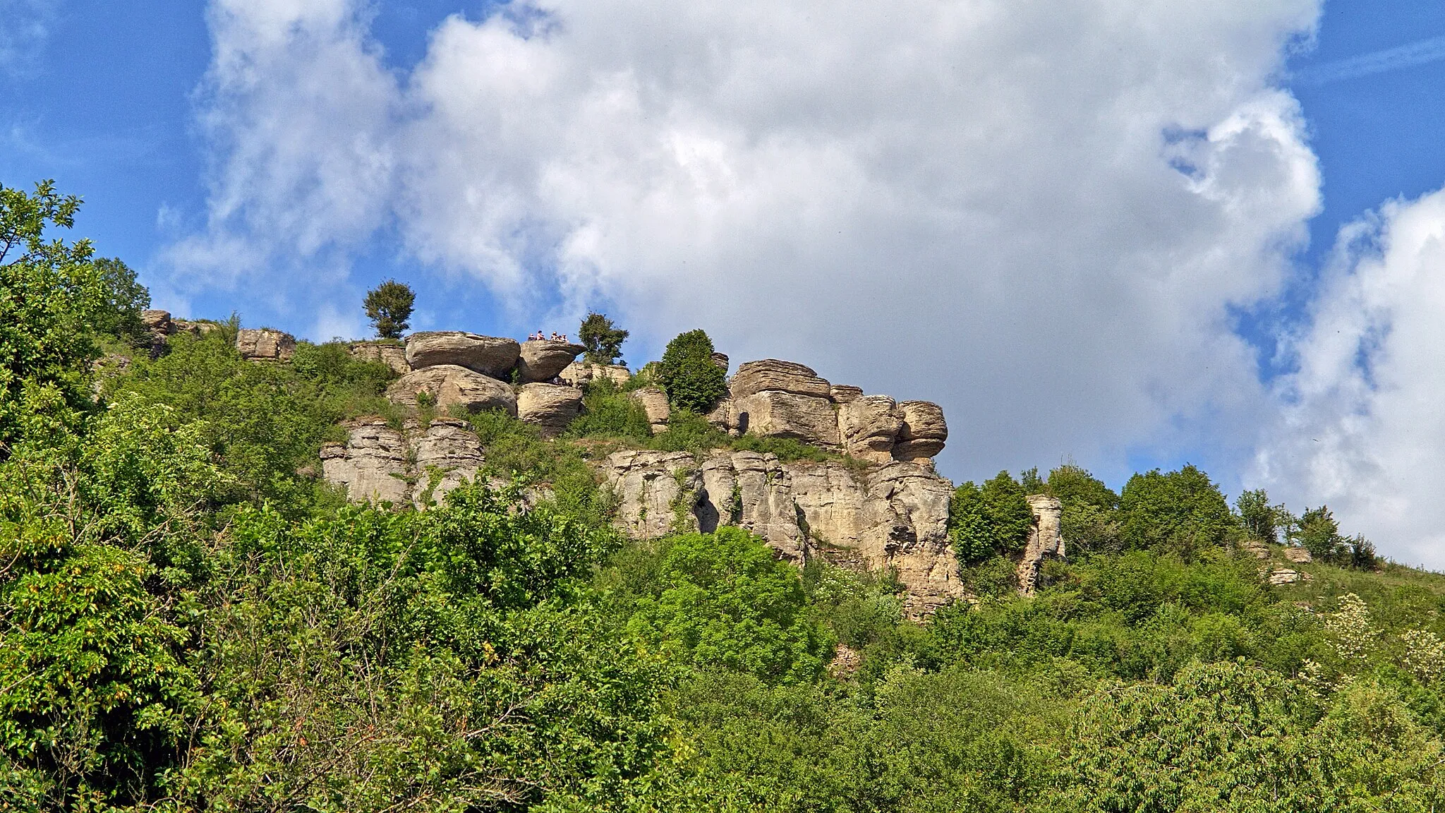 Photo showing: Les rochers du Camp de César