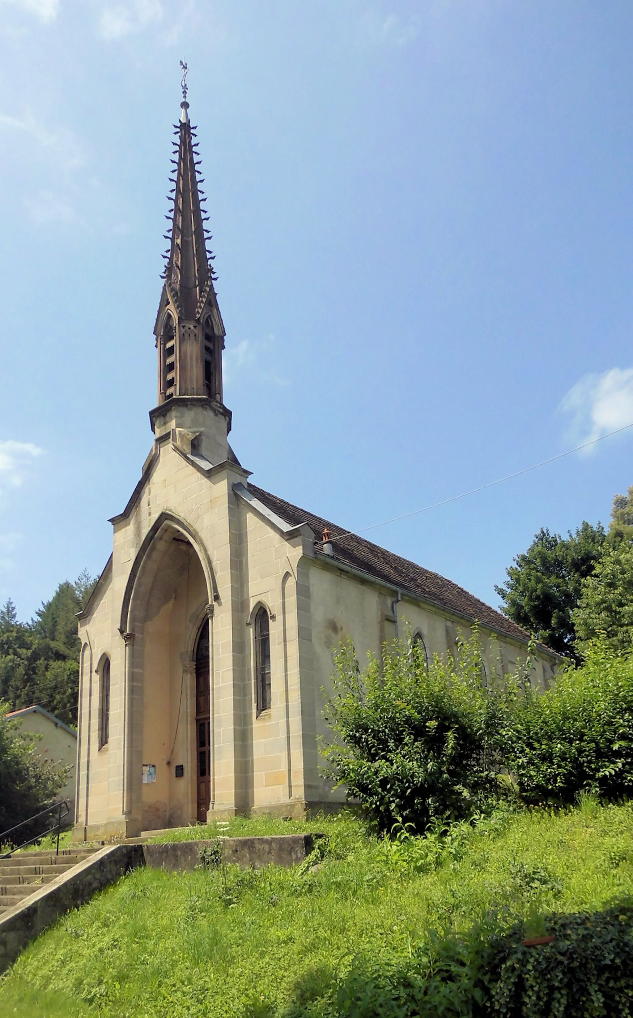 Photo showing: La chapelle Saint-Éloi à Varigney, commune de Dampierre-lès-Conflans
