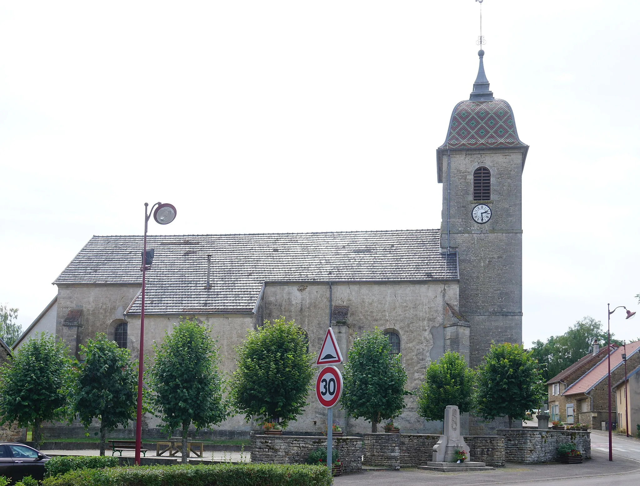 Photo showing: L'église d'Échenoz-le-Sec.