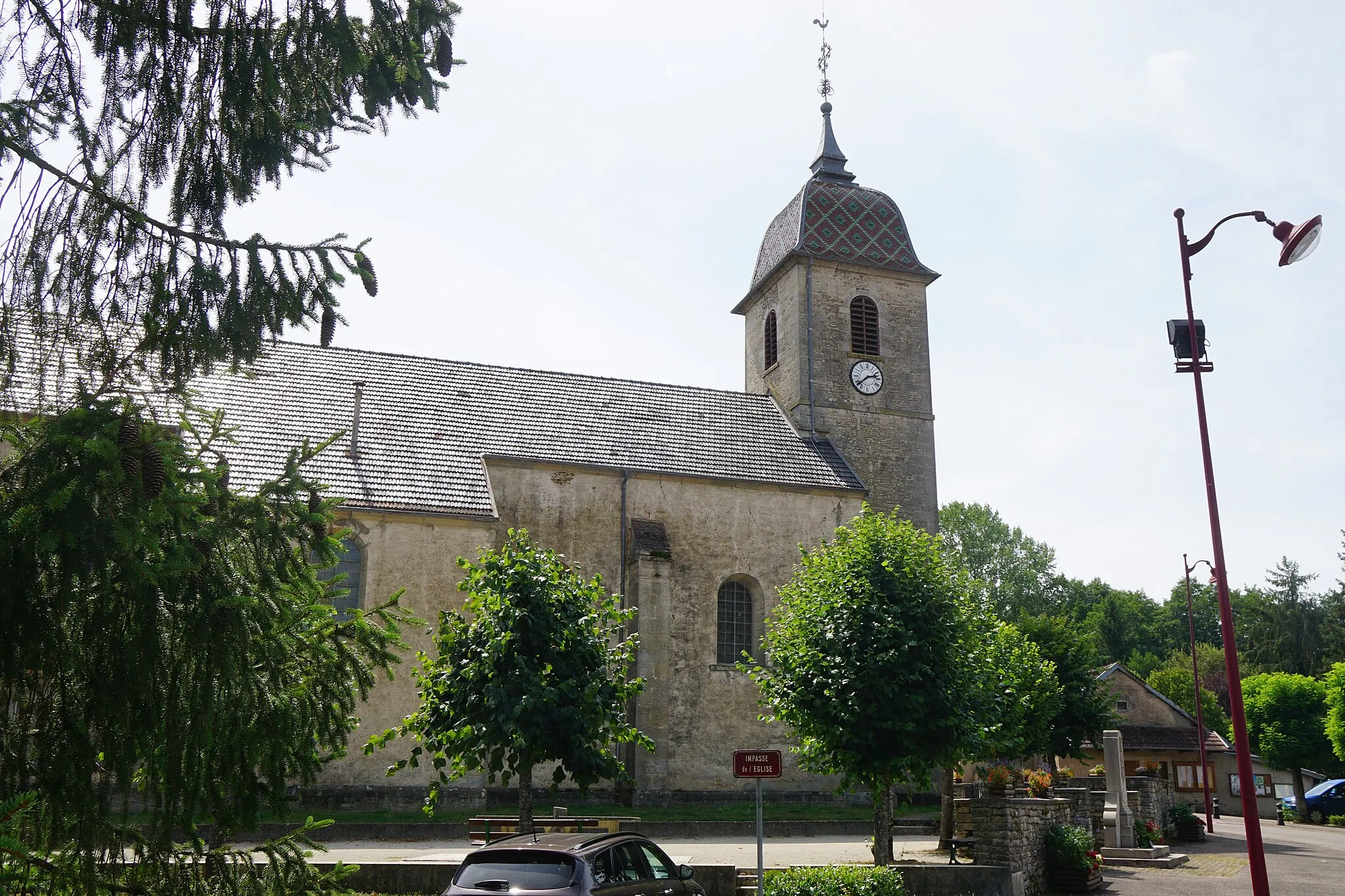 Photo showing: L'église d'Échenoz-le-Sec.