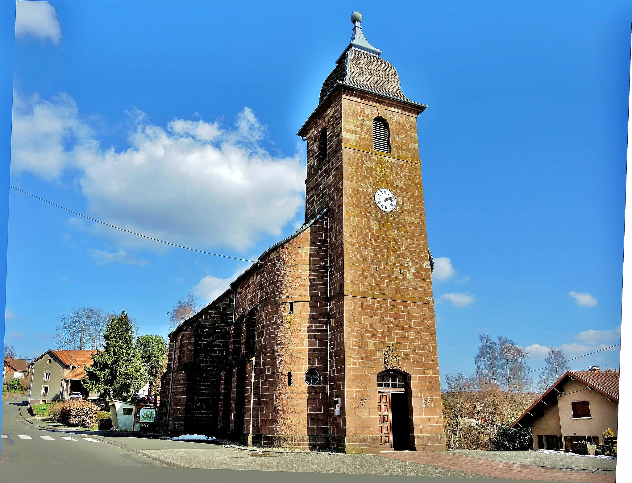 Photo showing: Eglise saint Nicolas de Faymont. Haute-Saône.