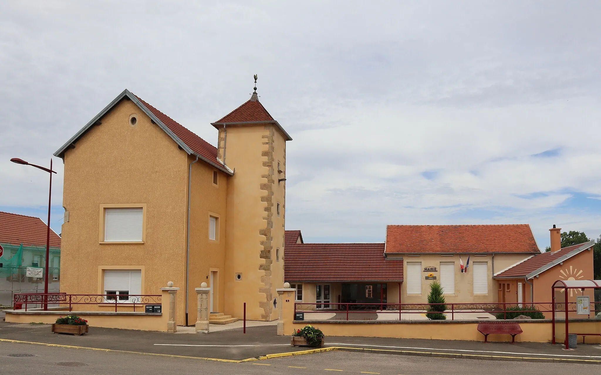 Photo showing: Mairie de Gevigney-et-Mercey (Haute-Saône).