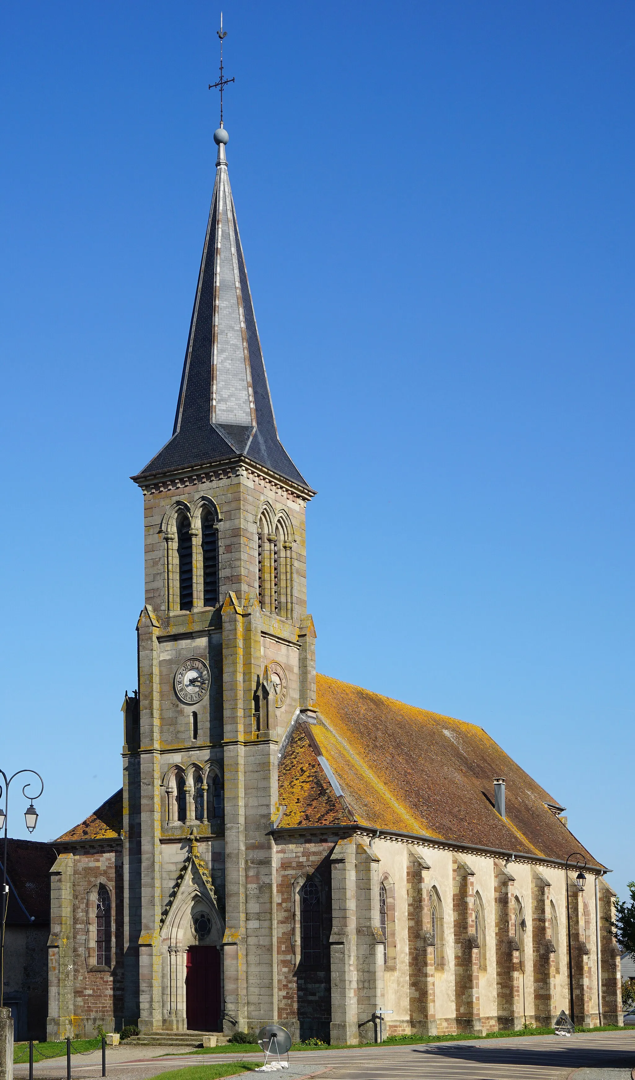 Photo showing: L'église de La Villedieu-en-Fontenette.