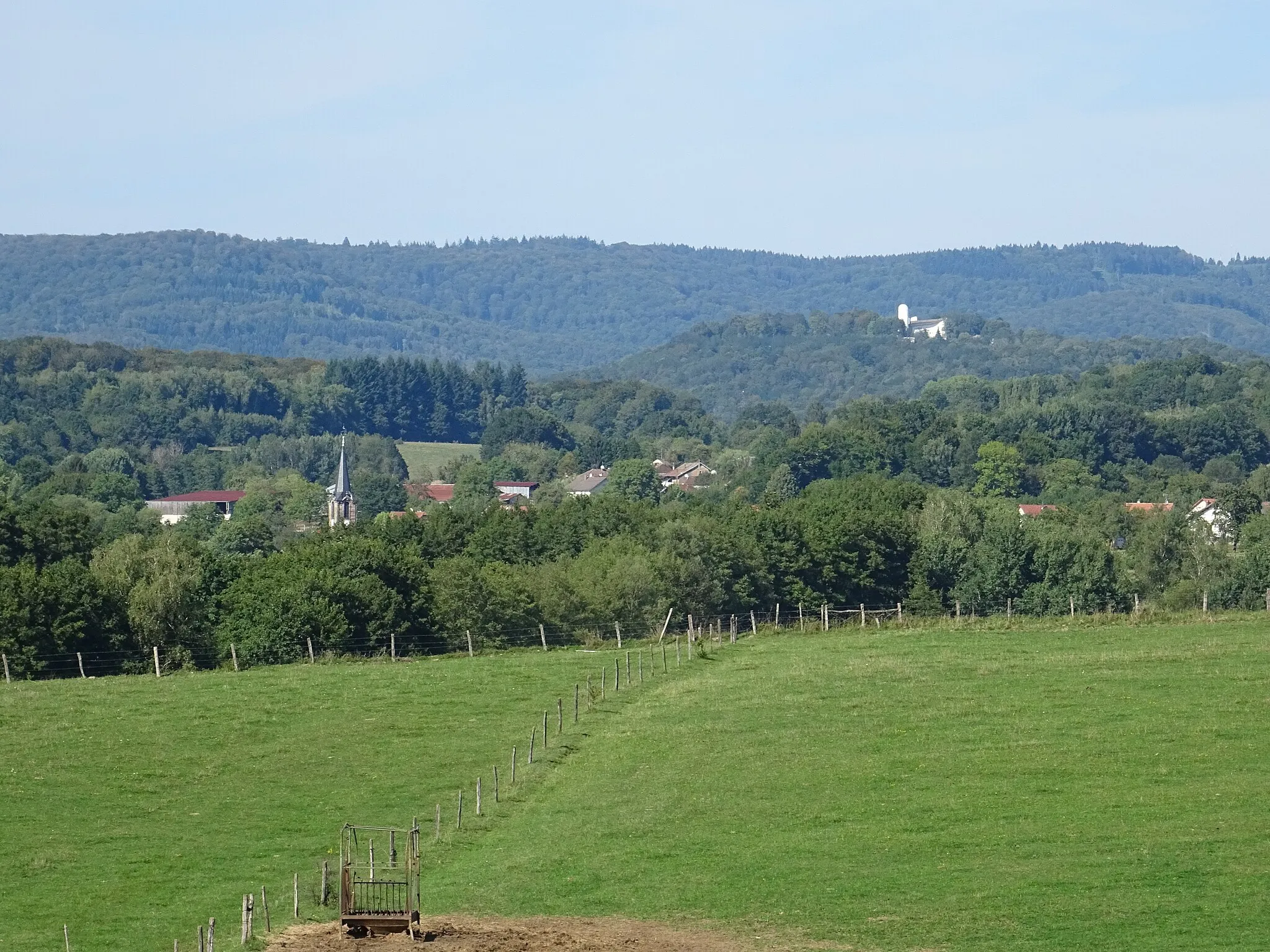 Photo showing: Paysage de Magny-Danigon depuis Andornay.