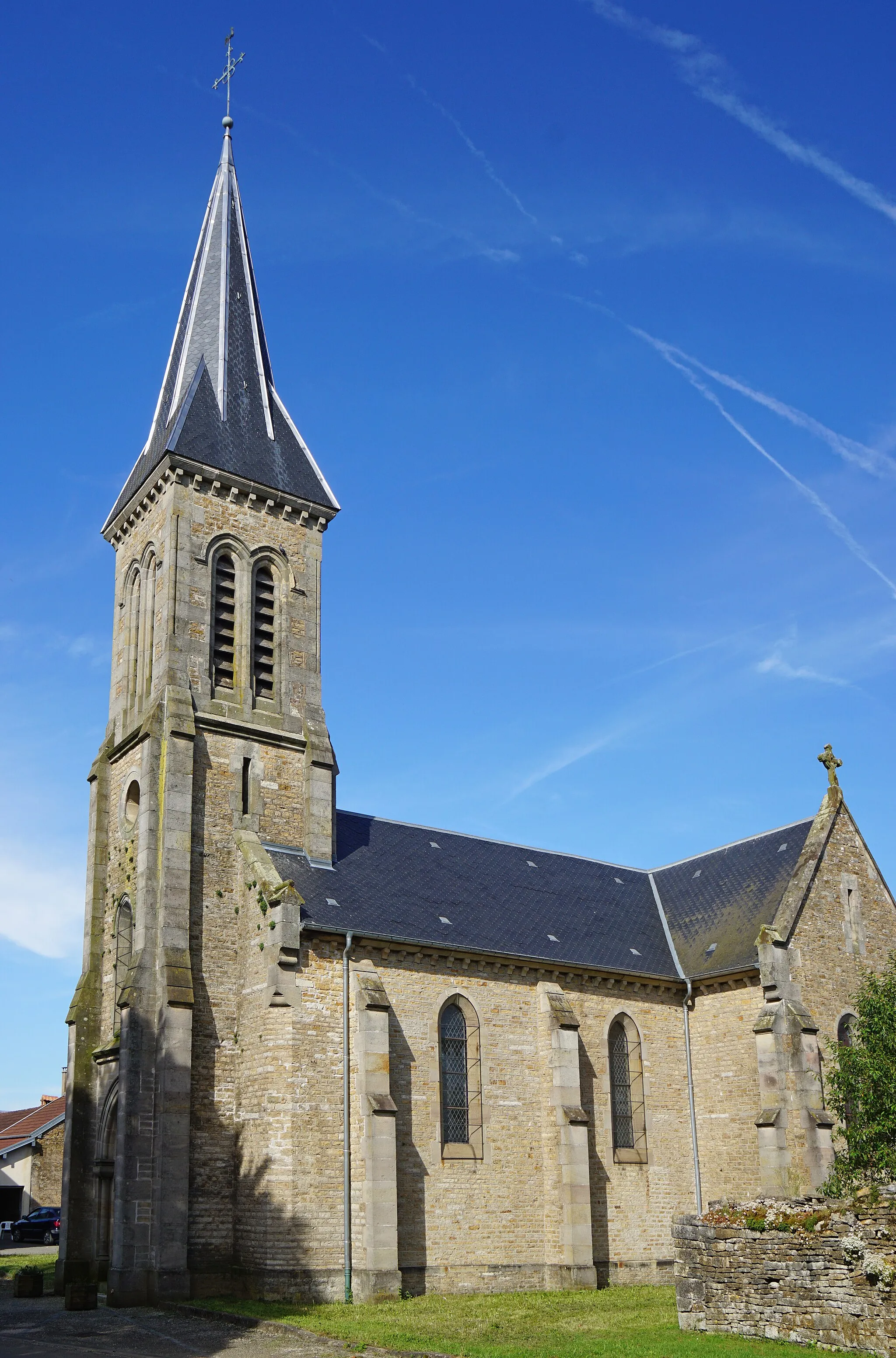 Photo showing: L'église de Liévans.
