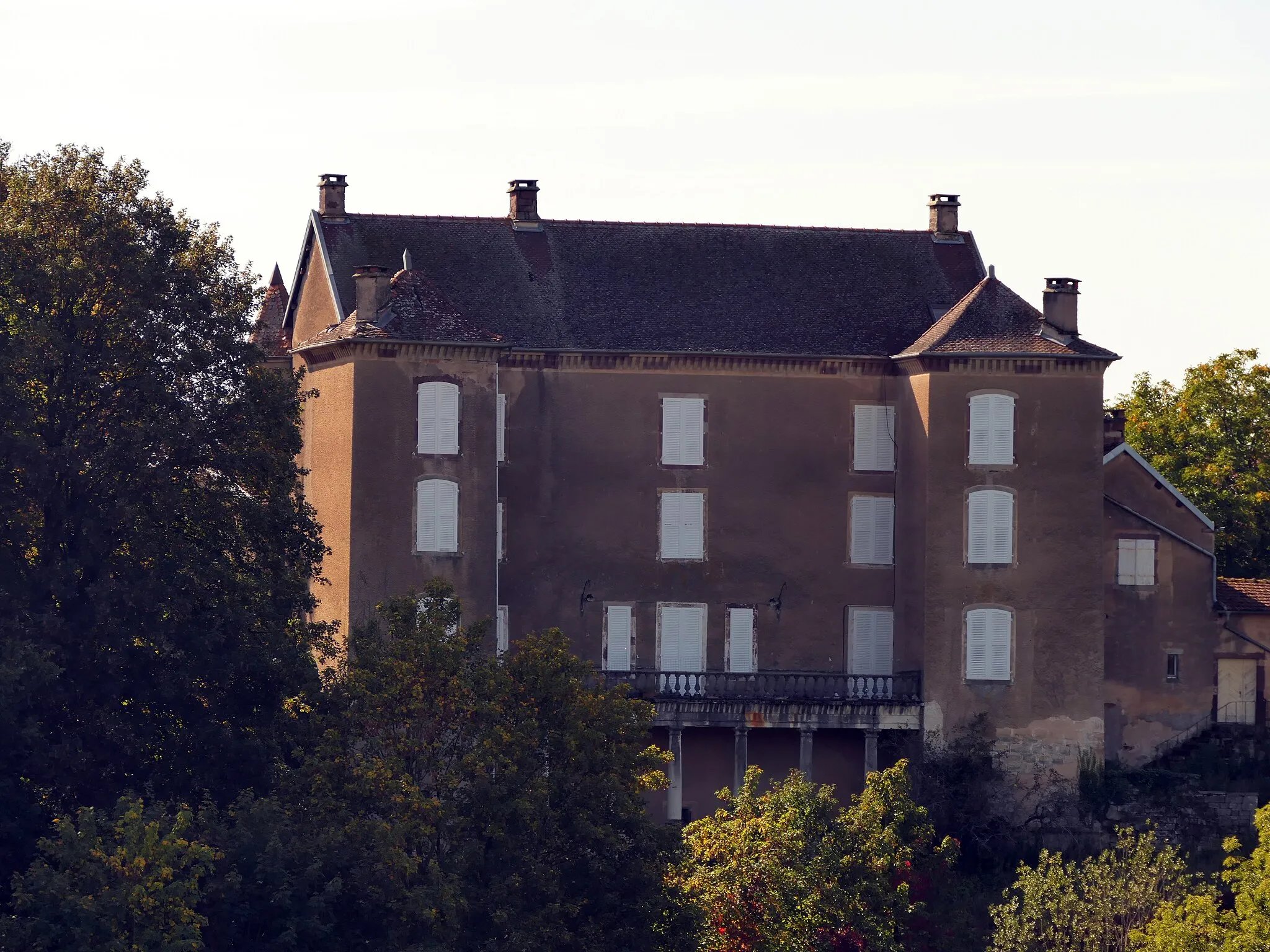 Photo showing: image montrant une photographie prise sur le territoire de la commune de Passavant-la-Rochère dans le département de la Haute-Saône : le château