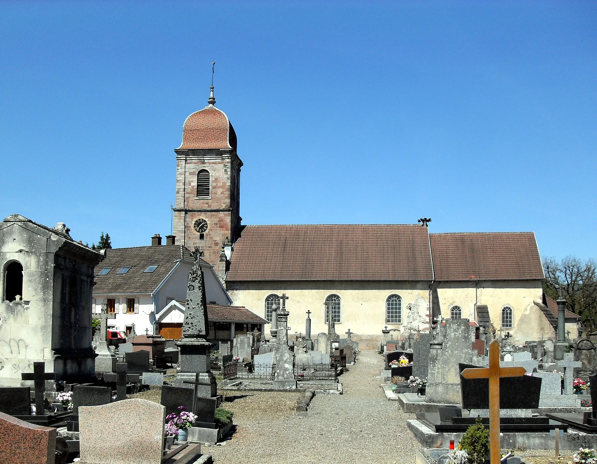 Photo showing: L'église Saint-Pancras à Plancher-Bas