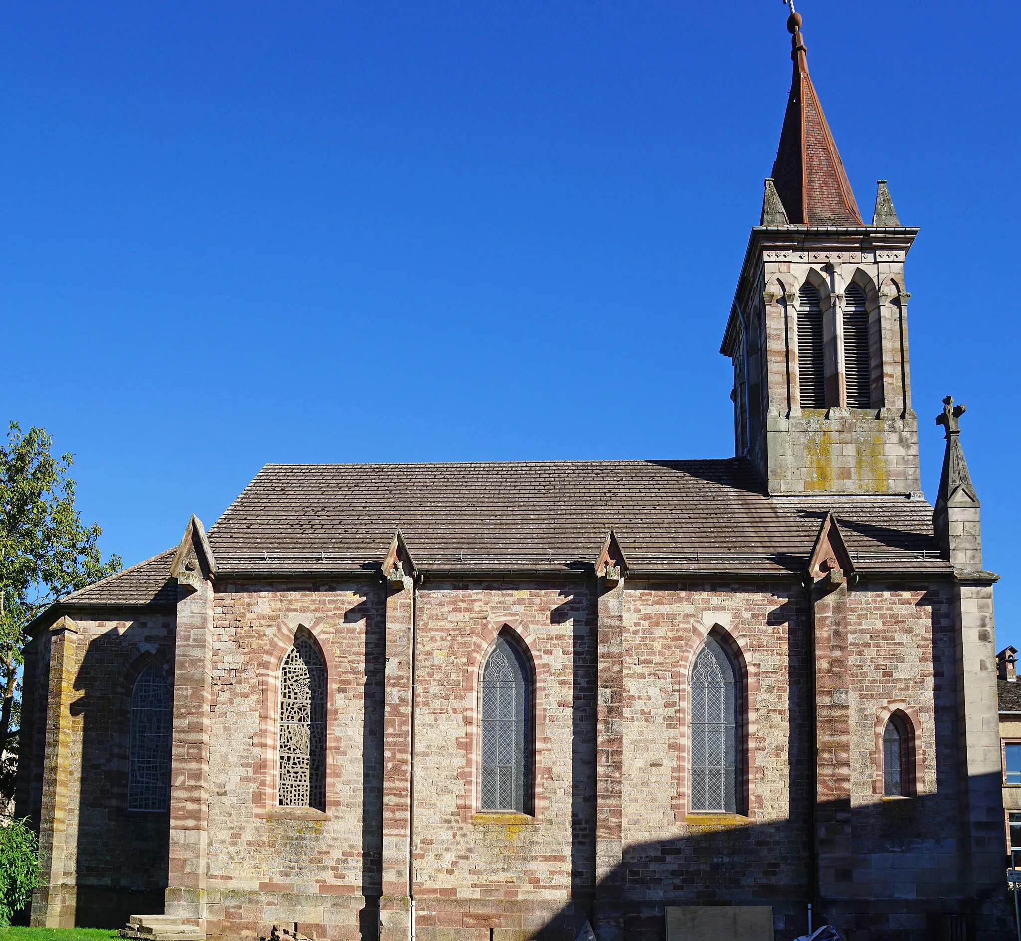 Photo showing: Église Saint-Valbert de Saint-Valbert.