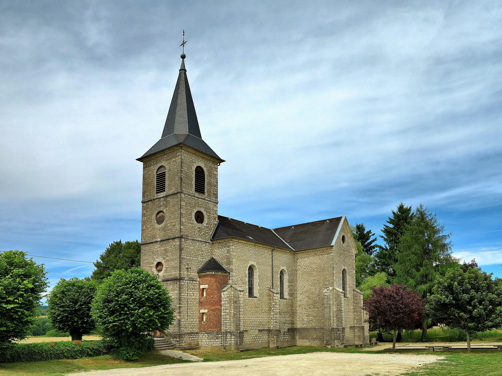 Photo showing: L'église de Trésilley