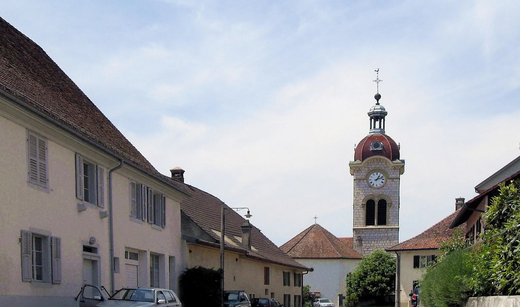 Photo showing: L'église Saint-Sébastien à Charmoille, commune de La Baroche, Suisse