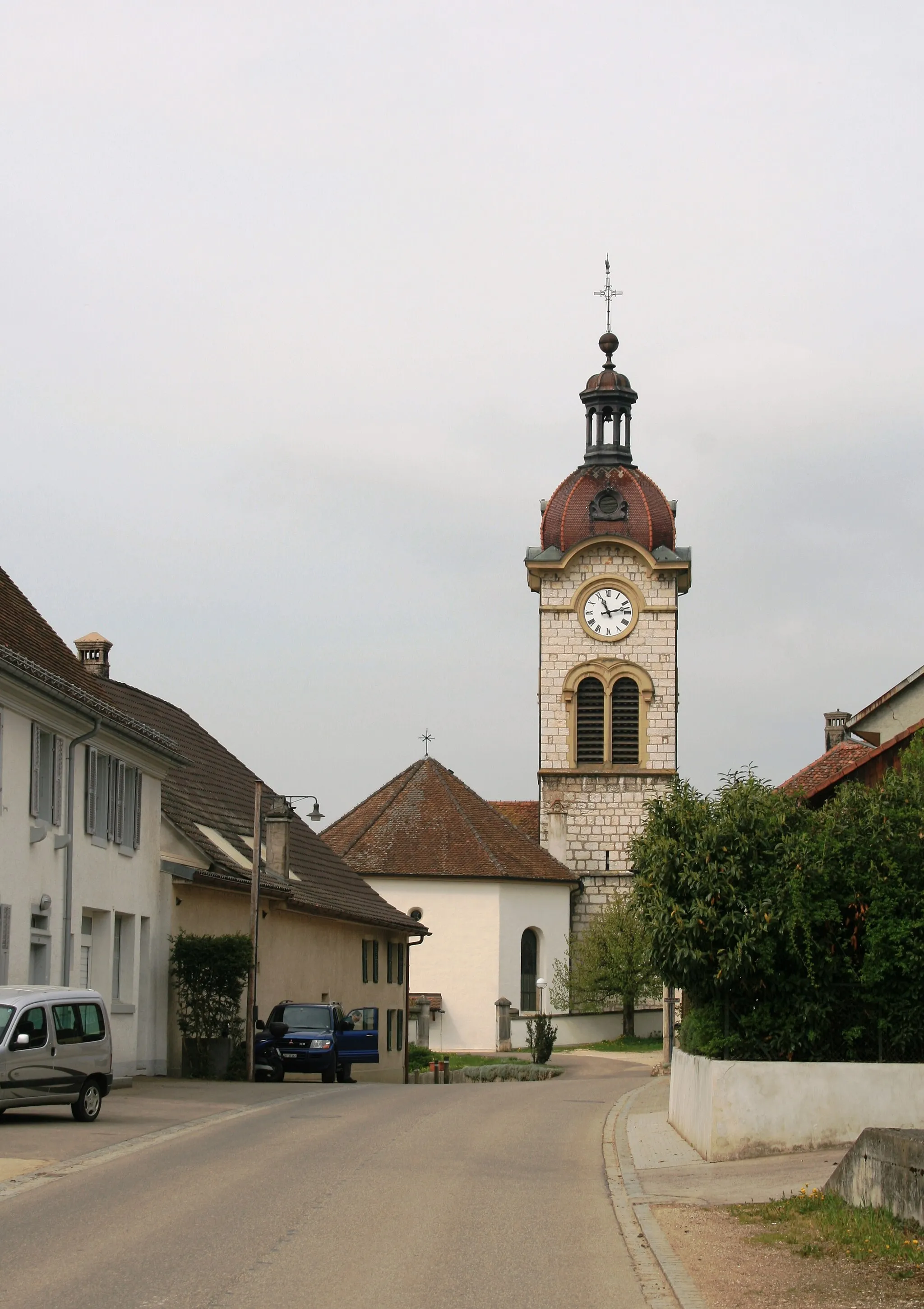 Photo showing: Kirche von Charmoille JU, Schweiz