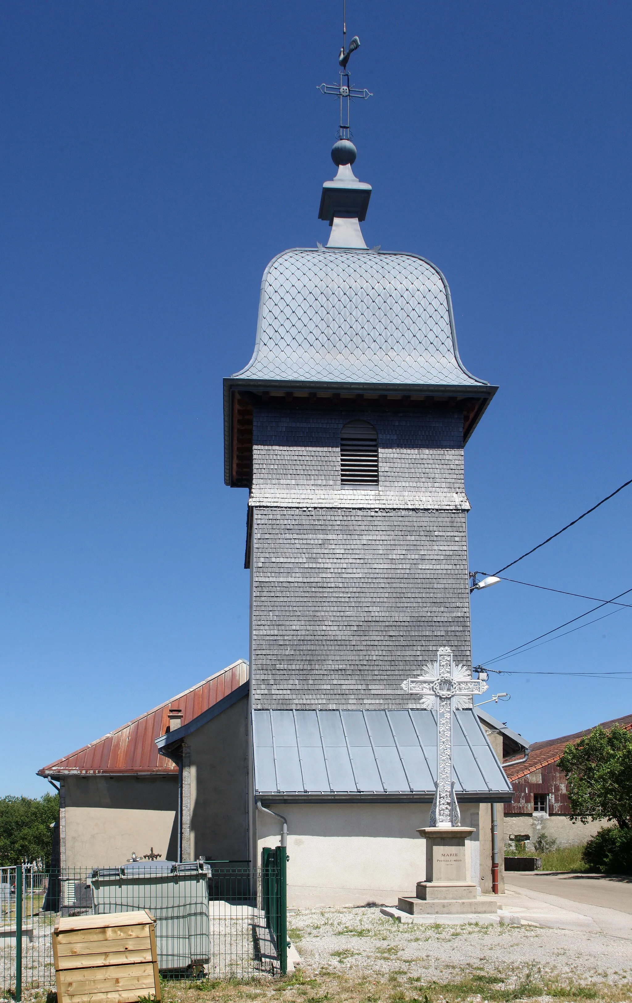 Photo showing: Église d'Arsure-Arsurette (Jura).